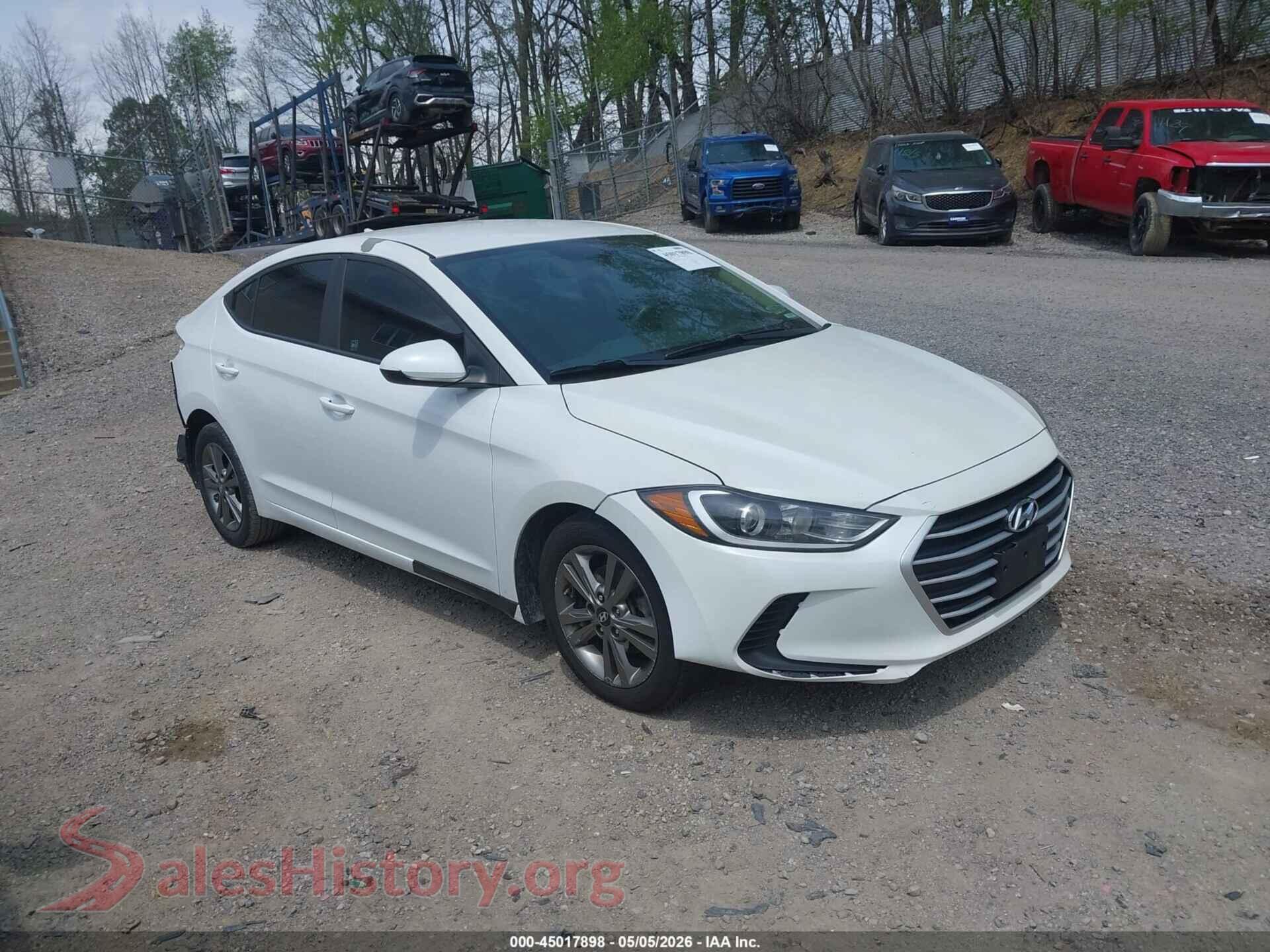 5NPD84LFXHH158717 2017 HYUNDAI ELANTRA