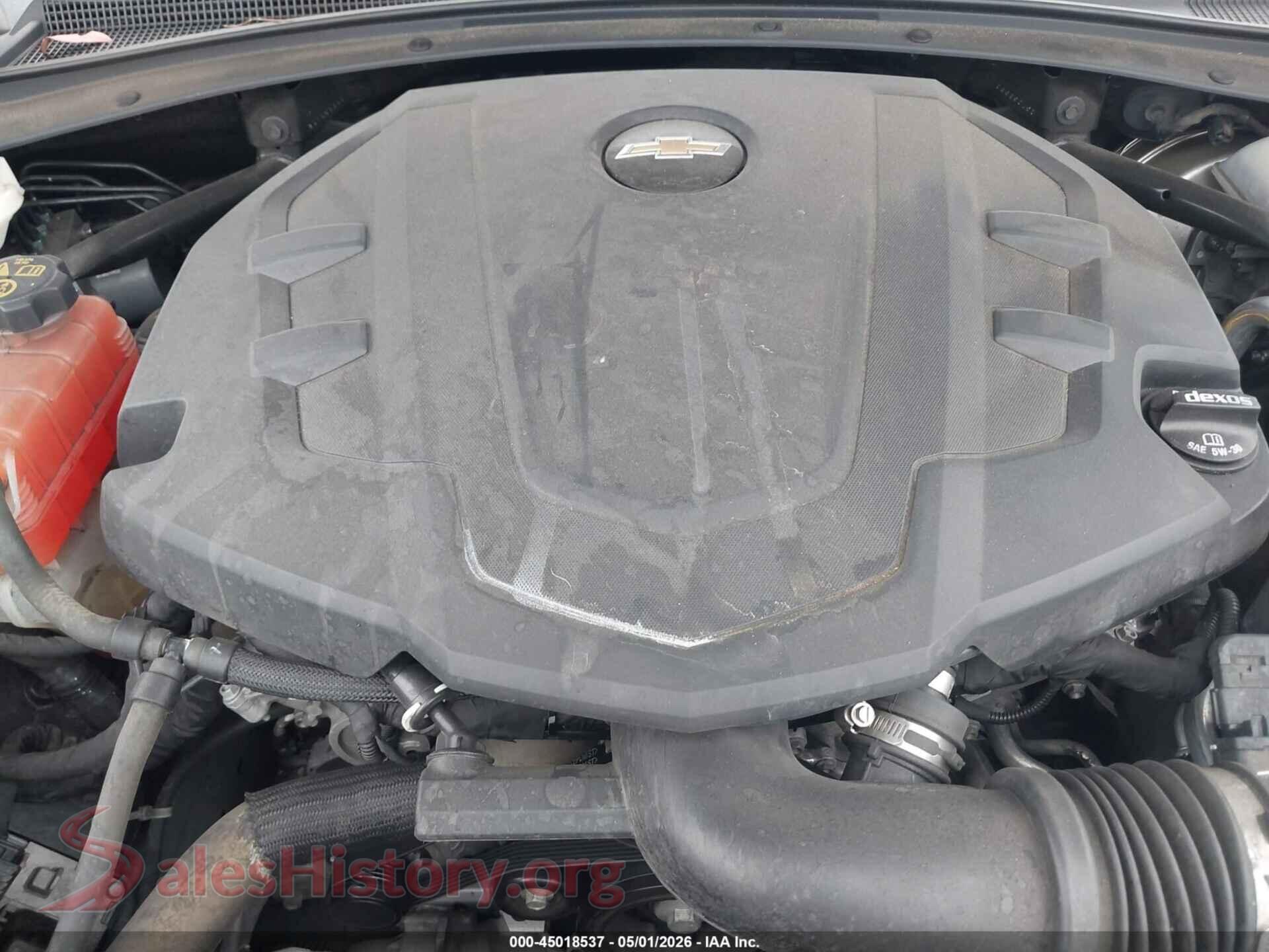 2021 CHEVROLET CAMARO VIN 1G1FD1RS0M0128021, interior dashboard