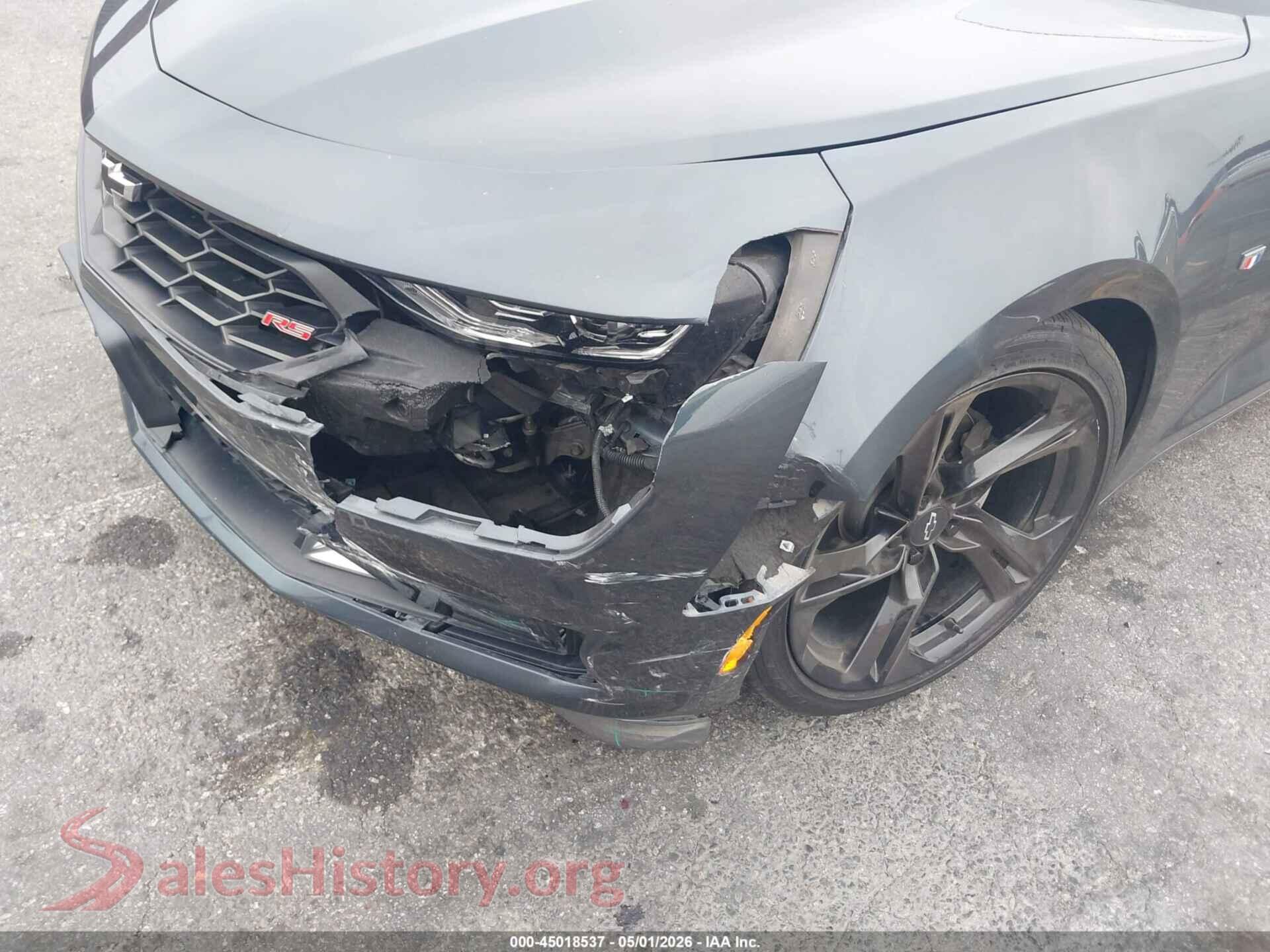 2021 CHEVROLET CAMARO VIN 1G1FD1RS0M0128021, rear passenger side