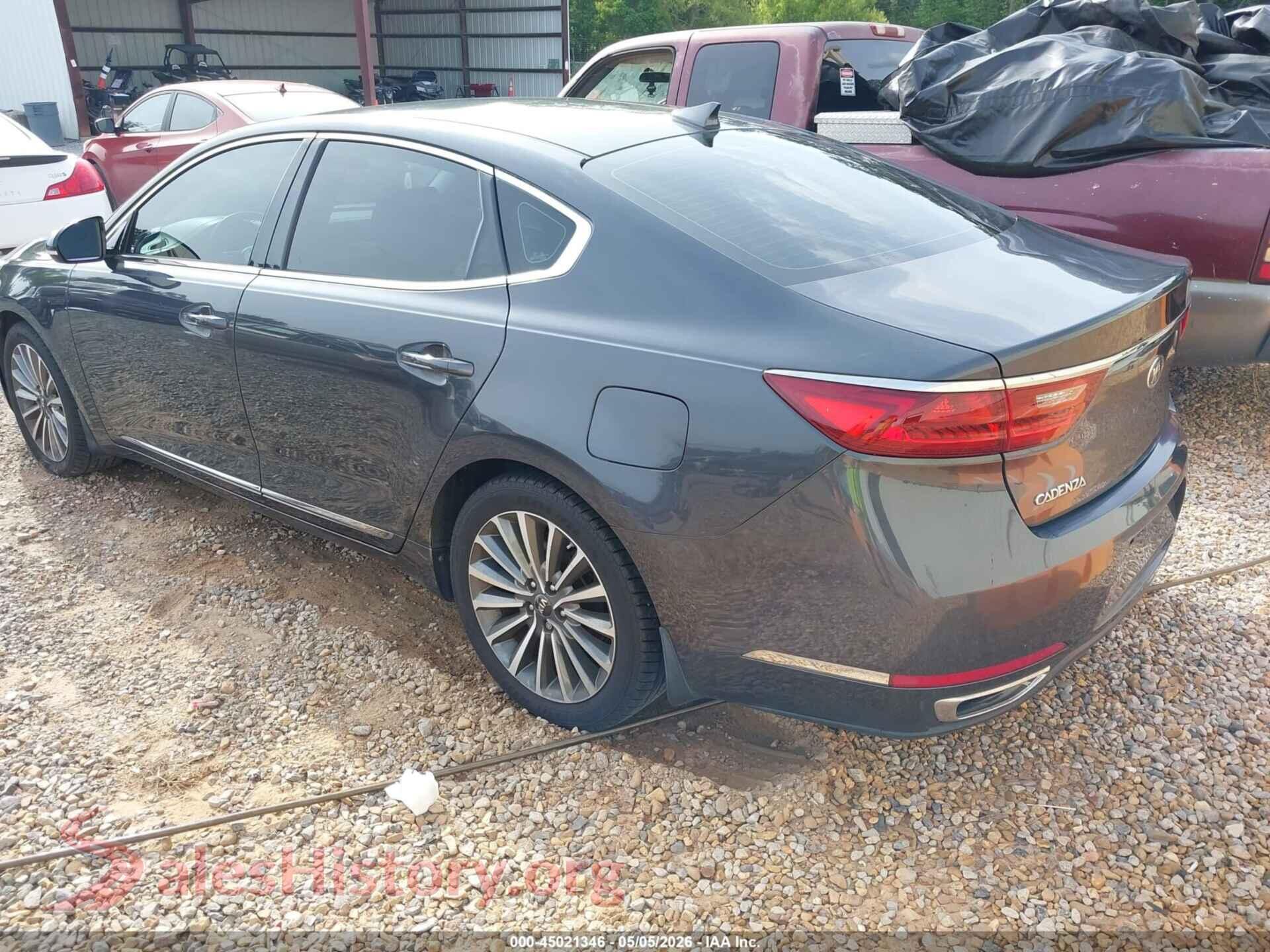 2018 KIA CADENZA VIN KNALB4J1XJ5120458, driver side view