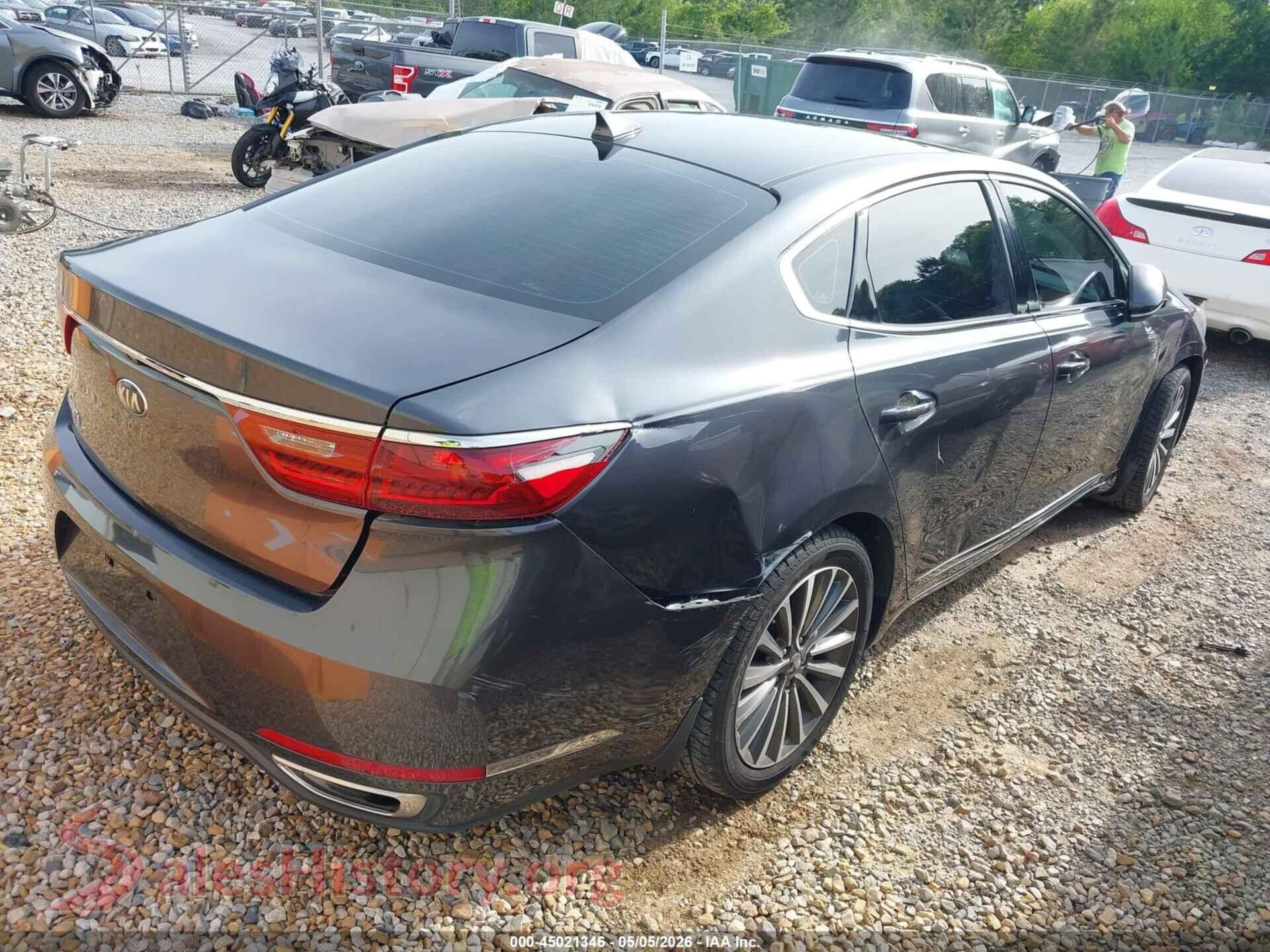 2018 KIA CADENZA VIN KNALB4J1XJ5120458, rear driver side