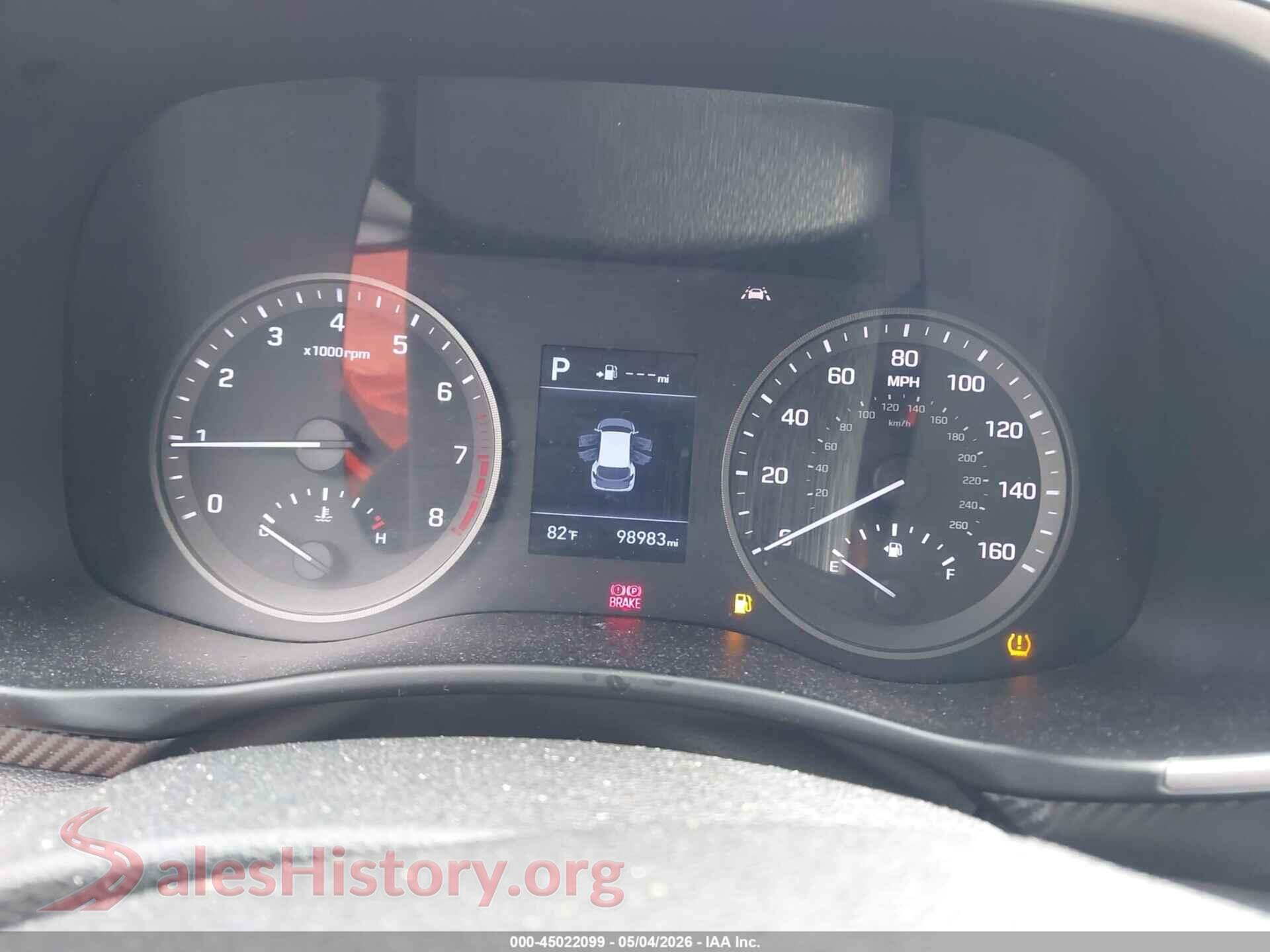 2019 HYUNDAI TUCSON VIN KM8J33AL0KU902628, passenger side view
