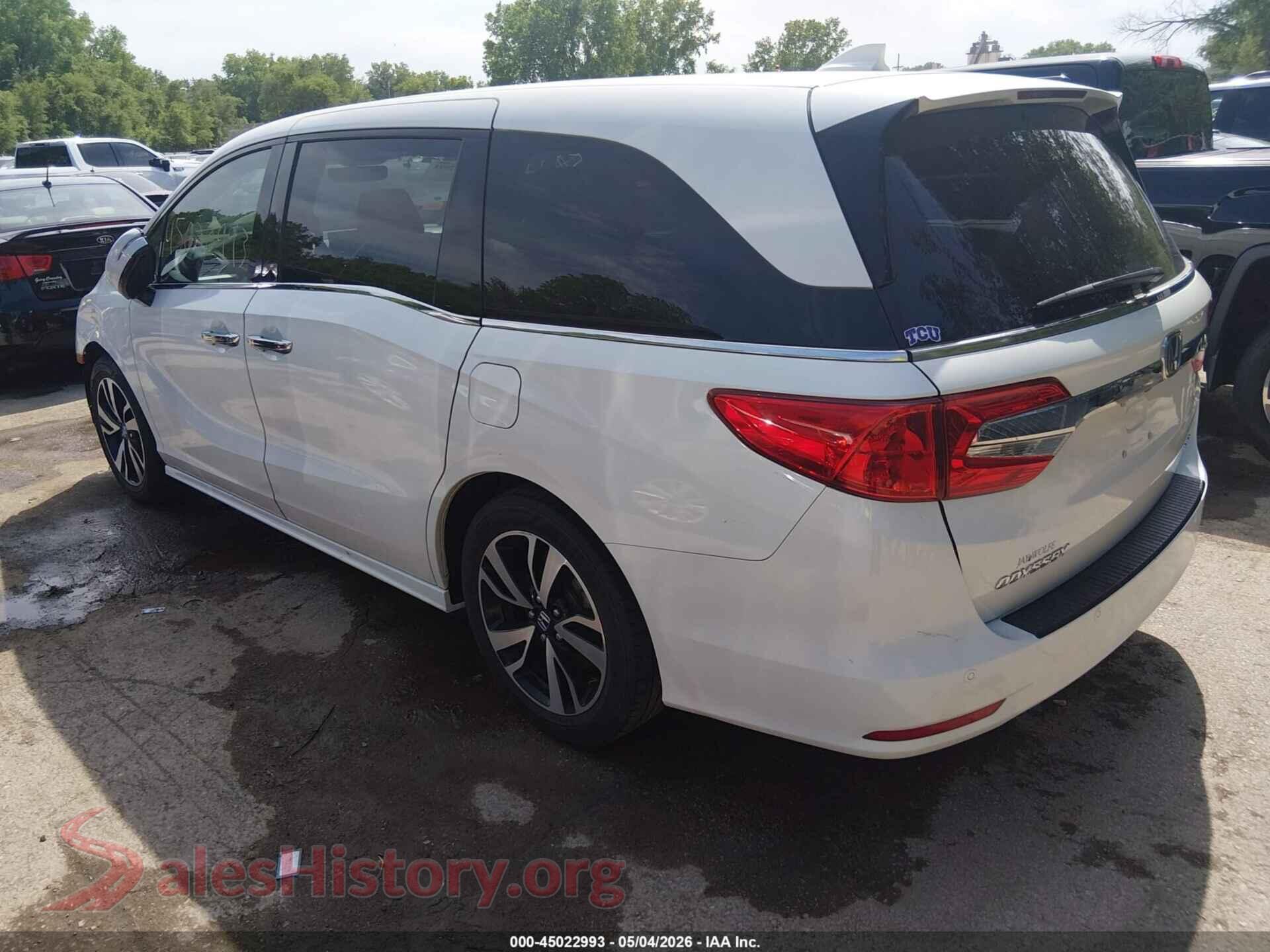 2019 HONDA ODYSSEY VIN 5FNRL6H94KB073686, driver side view