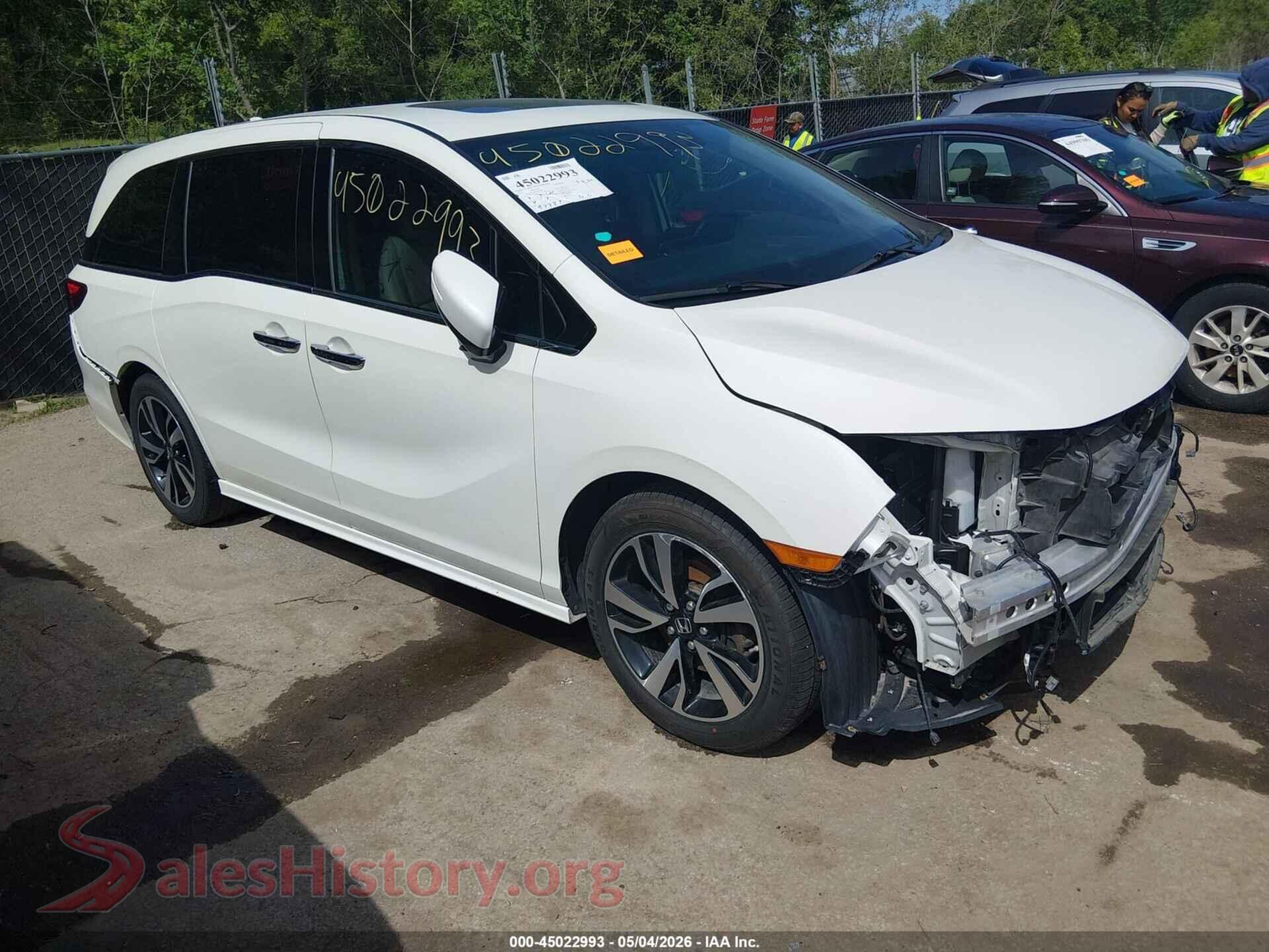 5FNRL6H94KB073686 2019 HONDA ODYSSEY
