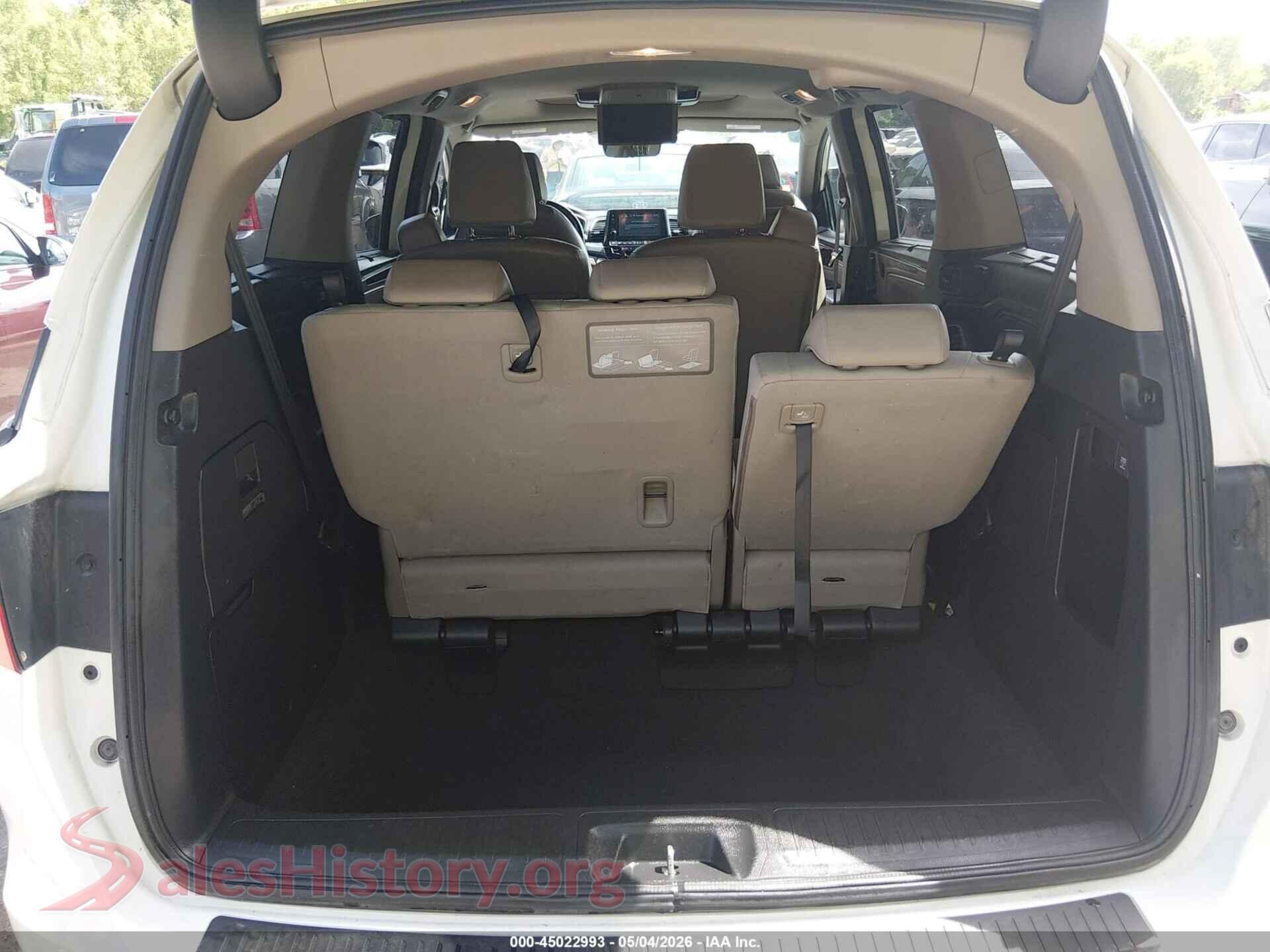 2019 HONDA ODYSSEY VIN 5FNRL6H94KB073686, auction photo 18