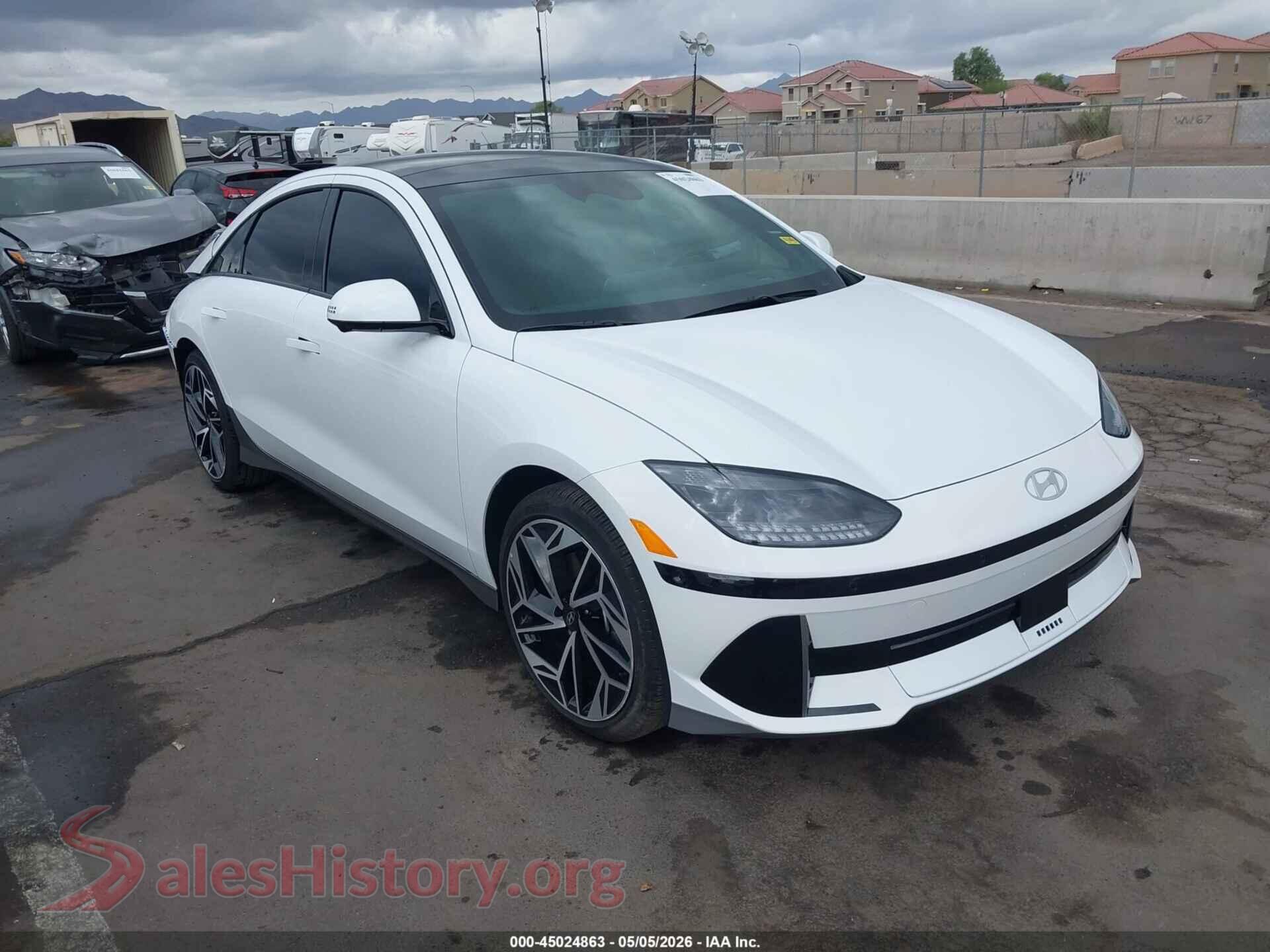 2025 HYUNDAI IONIQ 6 VIN KMHM54AA6SA098946, auction photo
