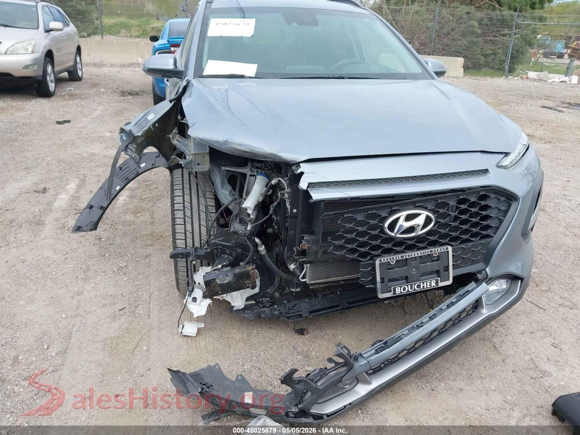 2019 HYUNDAI KONA VIN KM8K62AA6KU366756, rear passenger side