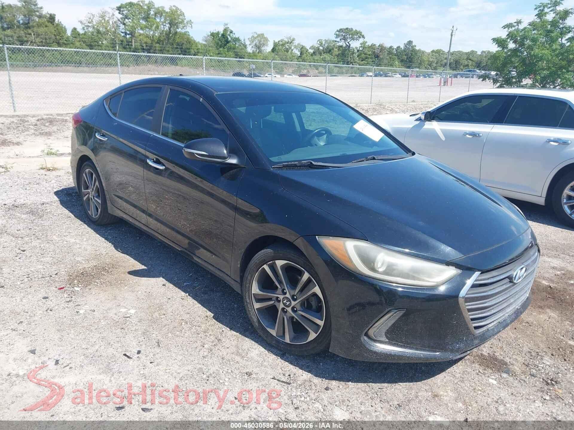 KMHD84LF7HU116345 2017 HYUNDAI ELANTRA