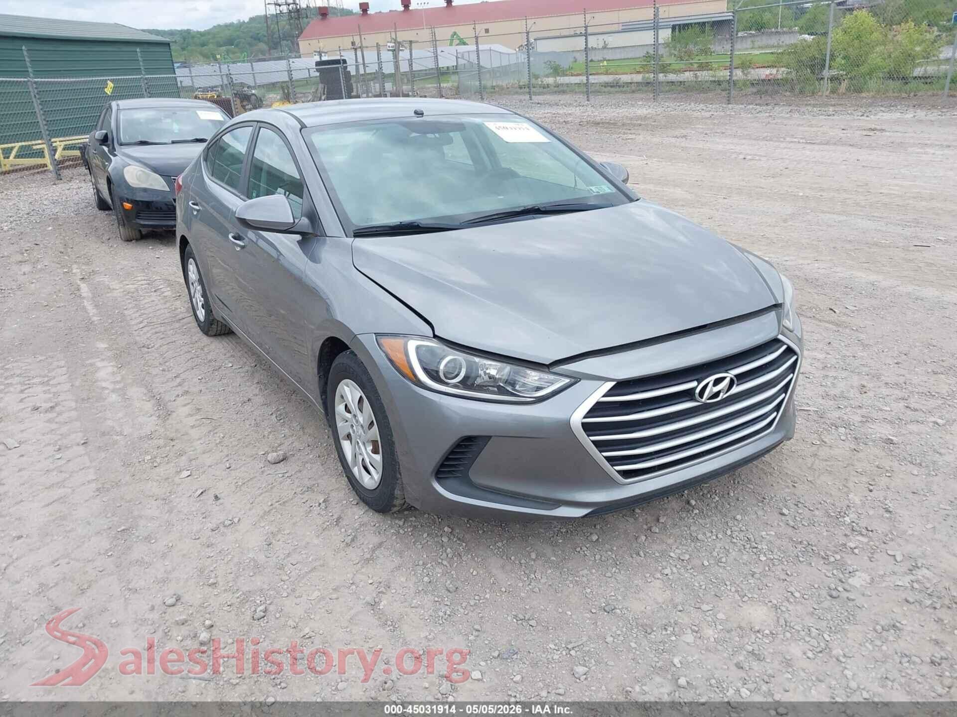 5NPD74LF3JH254536 2018 HYUNDAI ELANTRA