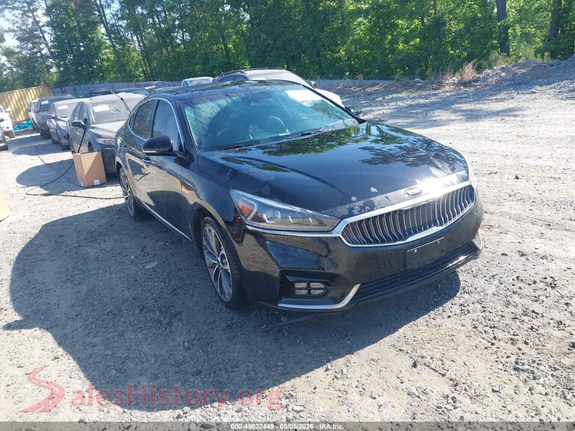2019 KIA CADENZA VIN KNALC4J18K5164862, auction photo