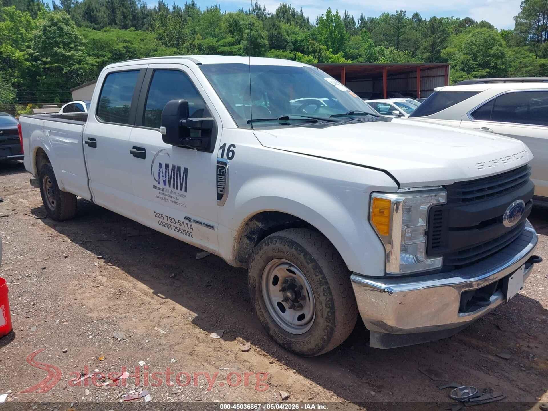 1FT7W2AT5HEF31582 2017 FORD F-250