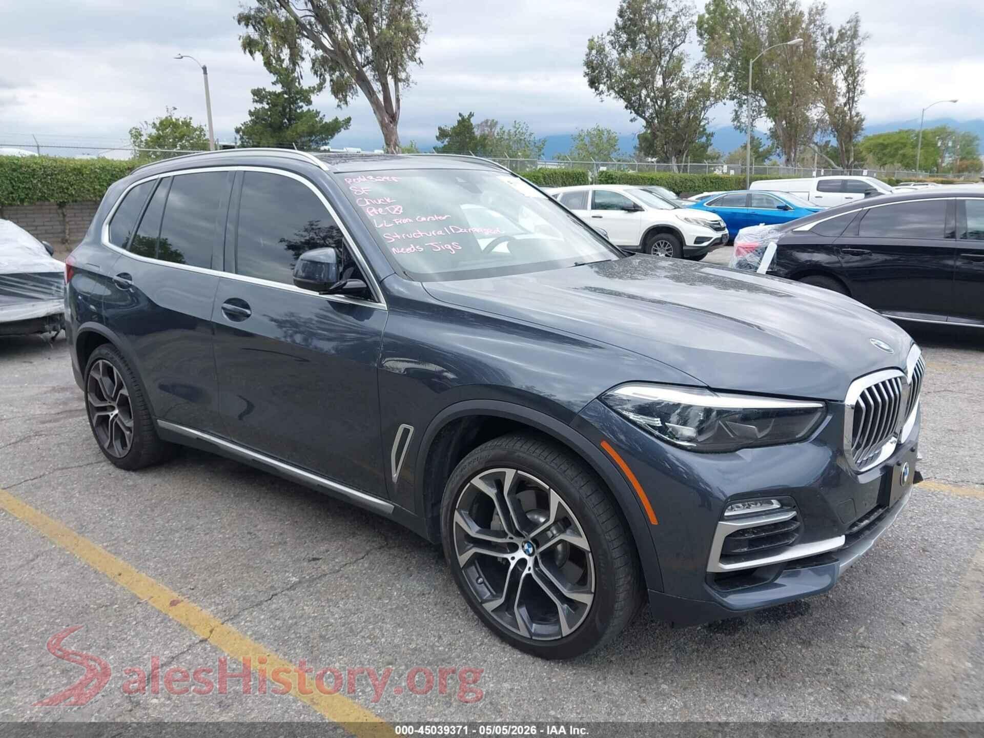 5UXCR4C03M9H54289 2021 BMW X5