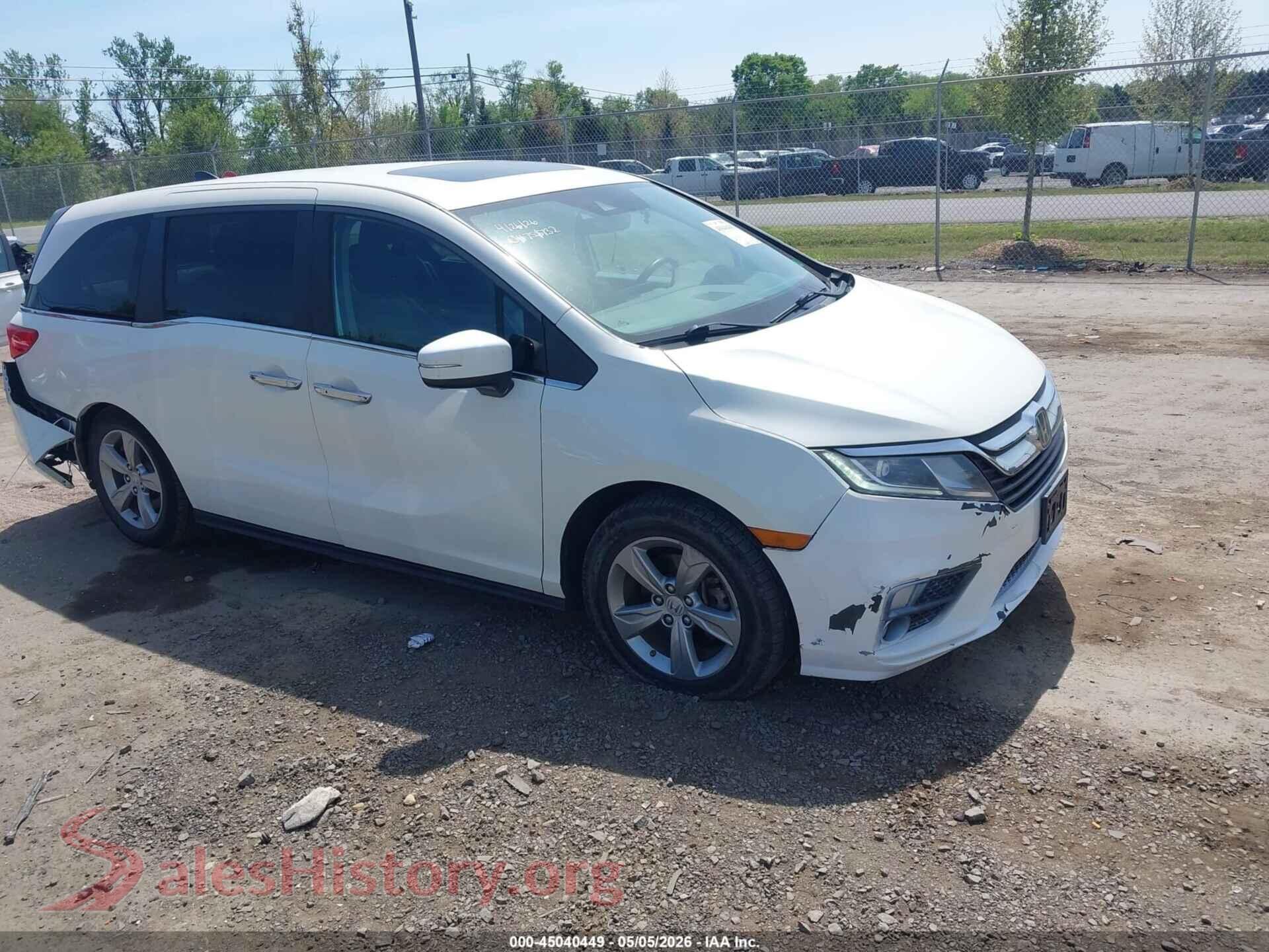5FNRL6H72JB040974 2018 HONDA ODYSSEY