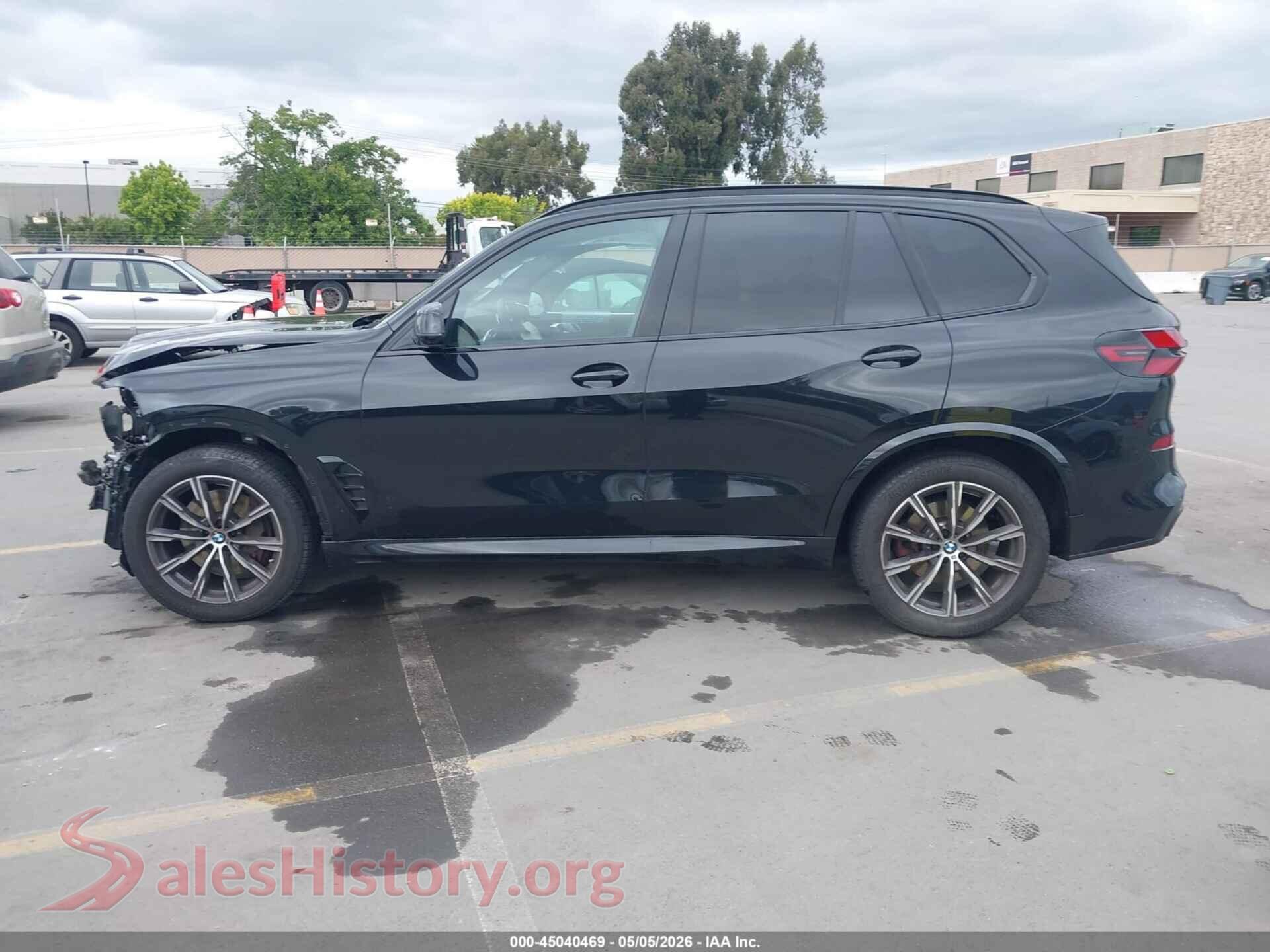 2025 BMW X5 VIN 5UX23EU07S9Y93921, auction photo 14