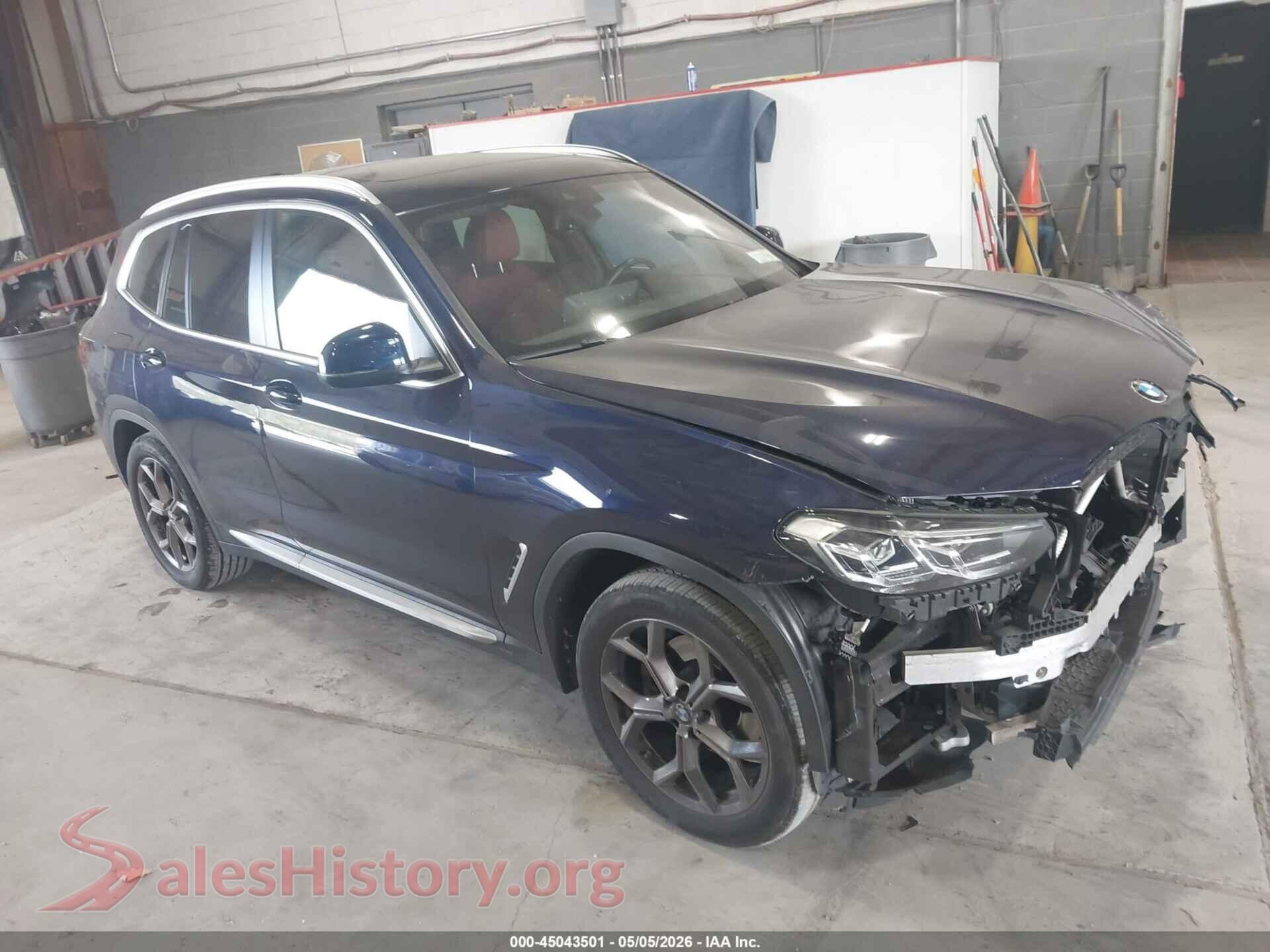 5UX53DP07P9P84787 2023 BMW X3
