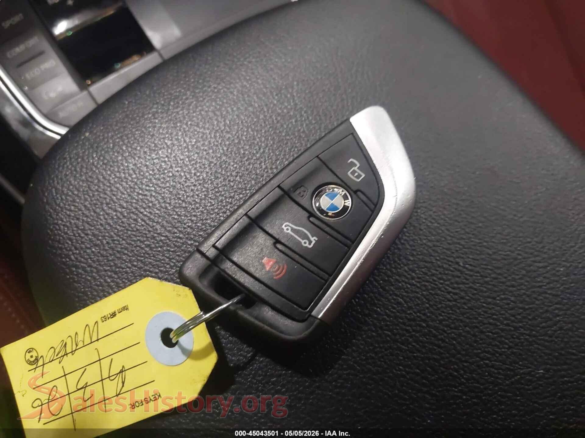2023 BMW X3 VIN 5UX53DP07P9P84787, odometer mileage