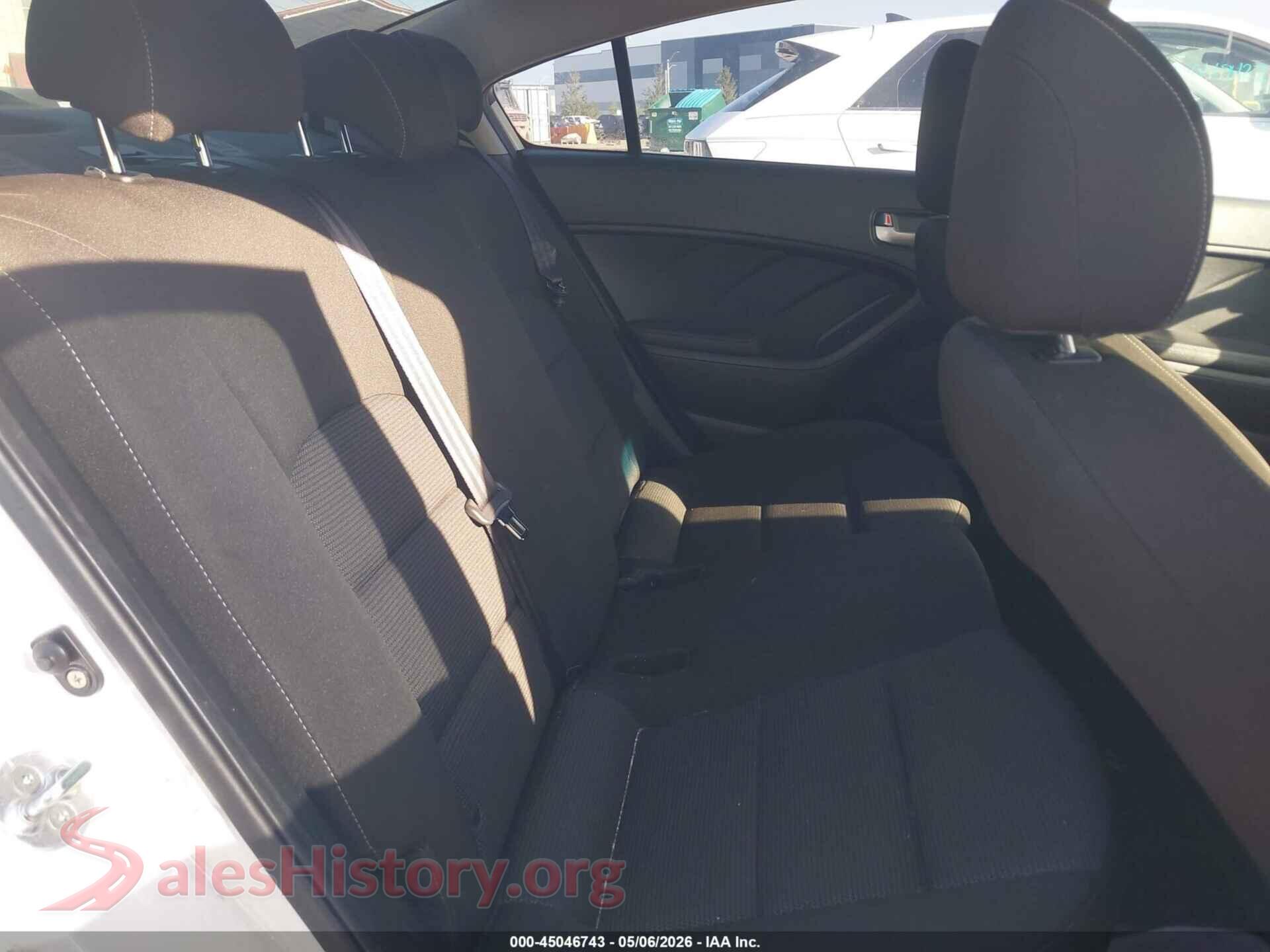 2017 KIA FORTE VIN 3KPFK4A7XHE097010, front passenger side