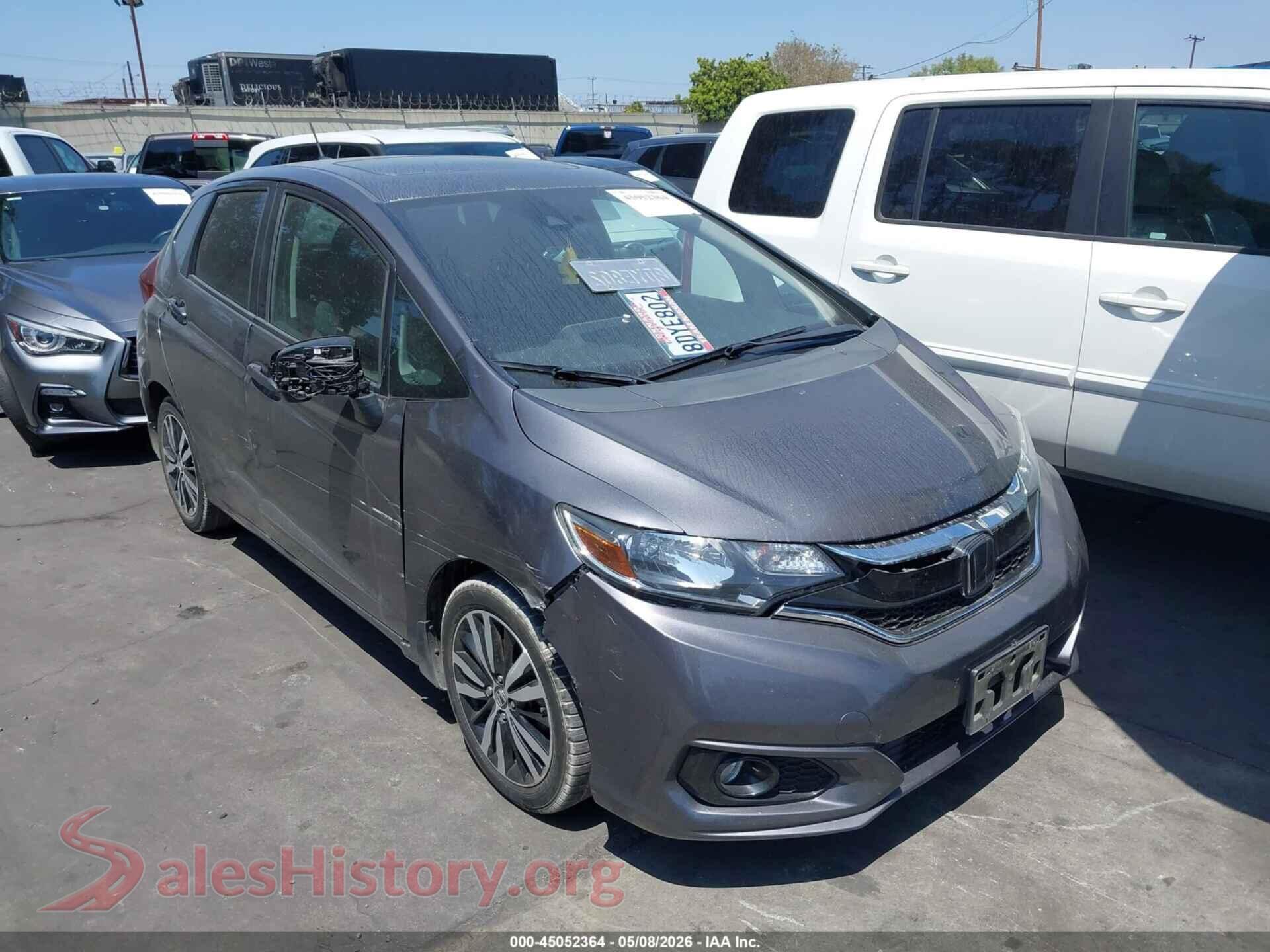 2018 HONDA FIT VIN 3HGGK5H87JM704910, auction photo