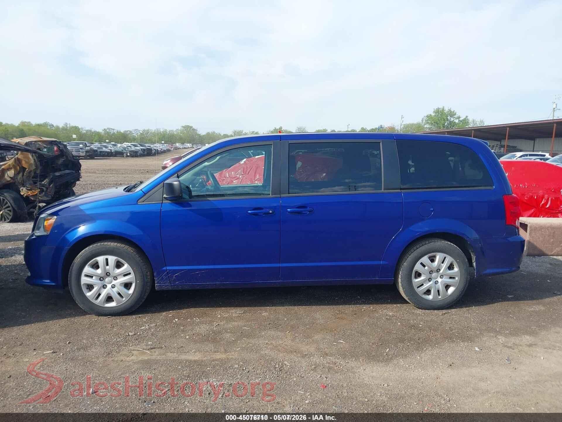 2018 DODGE GRAND CARAVAN VIN 2C4RDGBGXJR296585, auction photo 14