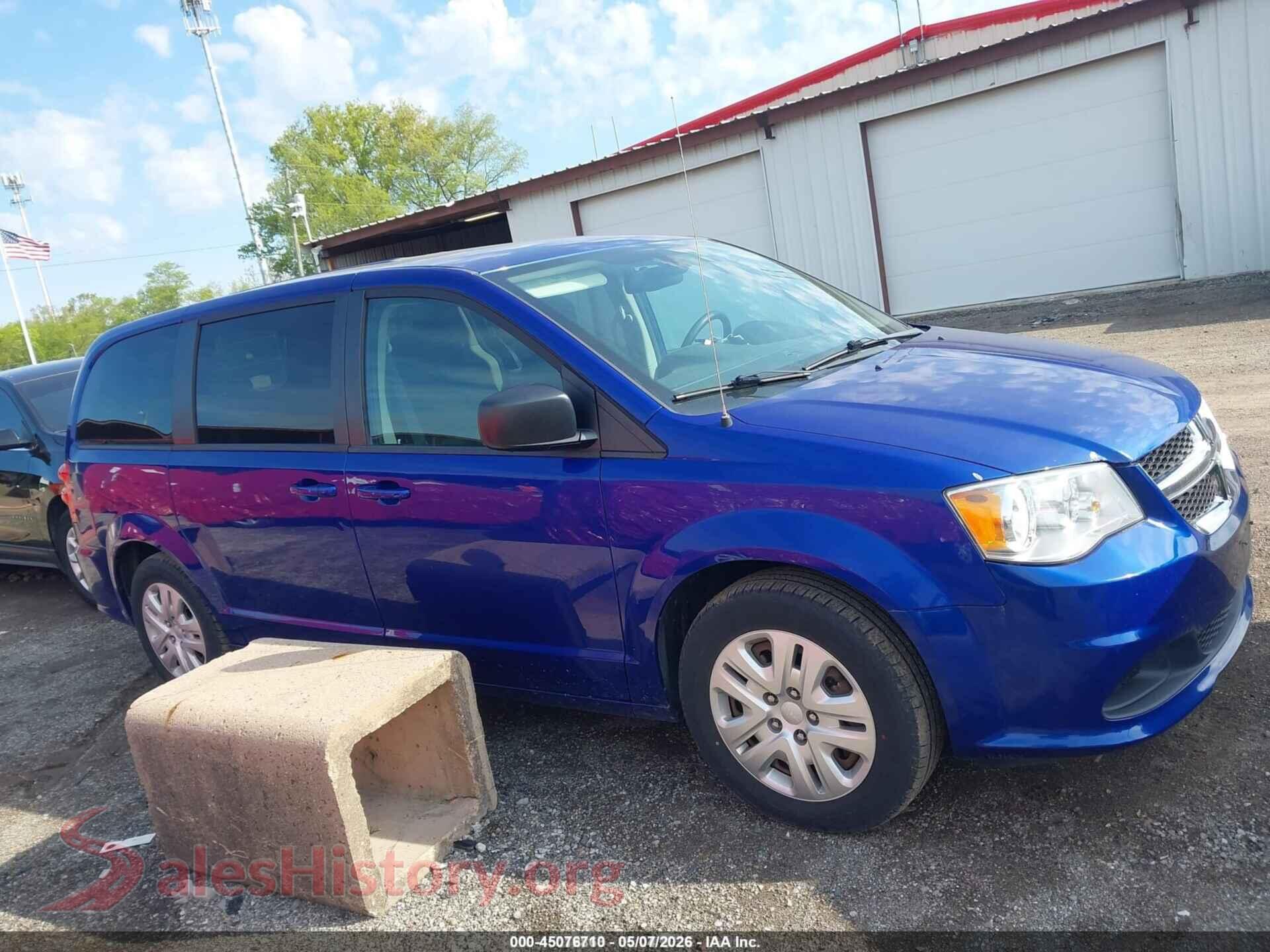 2018 DODGE GRAND CARAVAN VIN 2C4RDGBGXJR296585, auction photo 13
