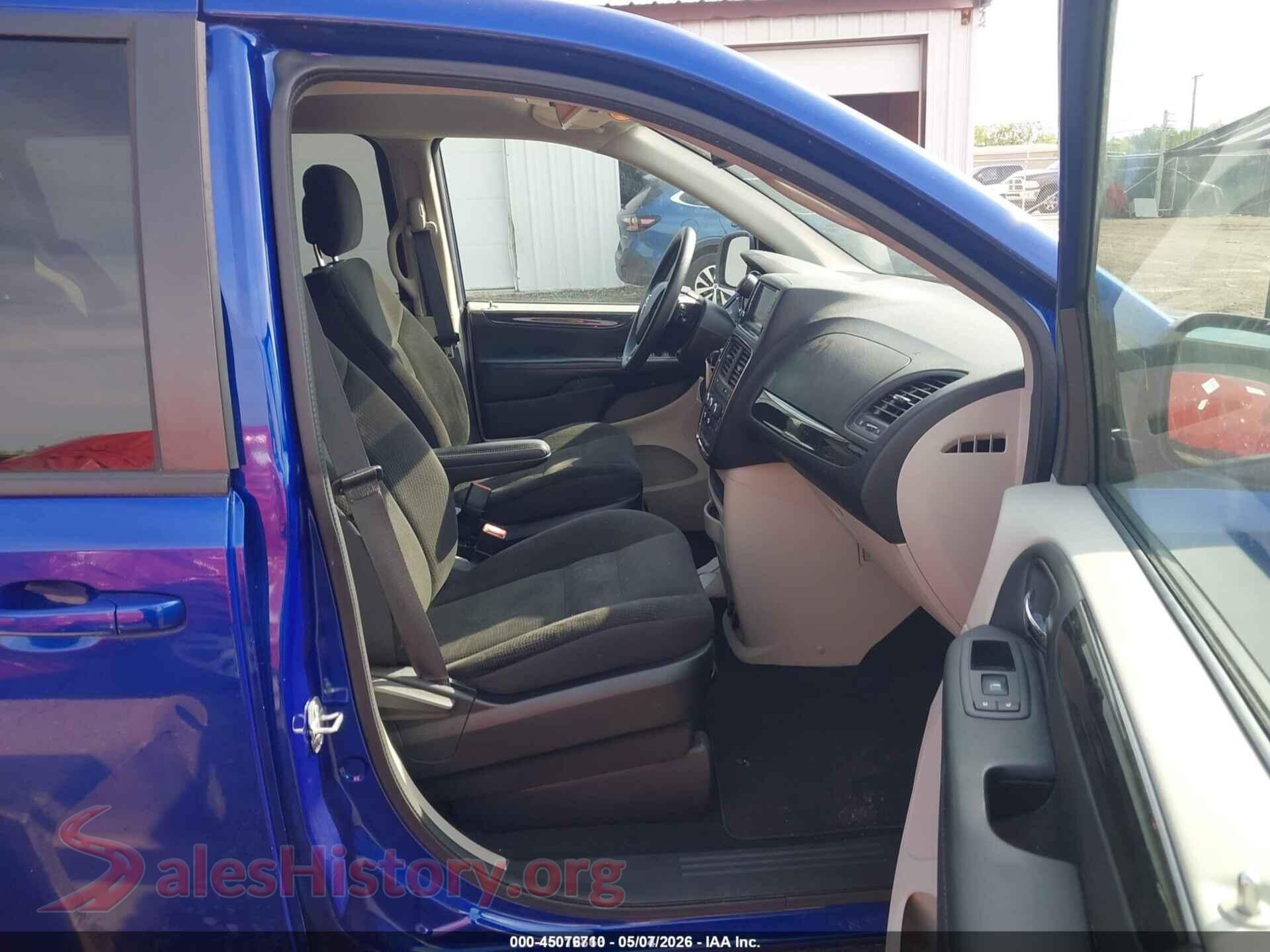 2018 DODGE GRAND CARAVAN VIN 2C4RDGBGXJR296585, rear view