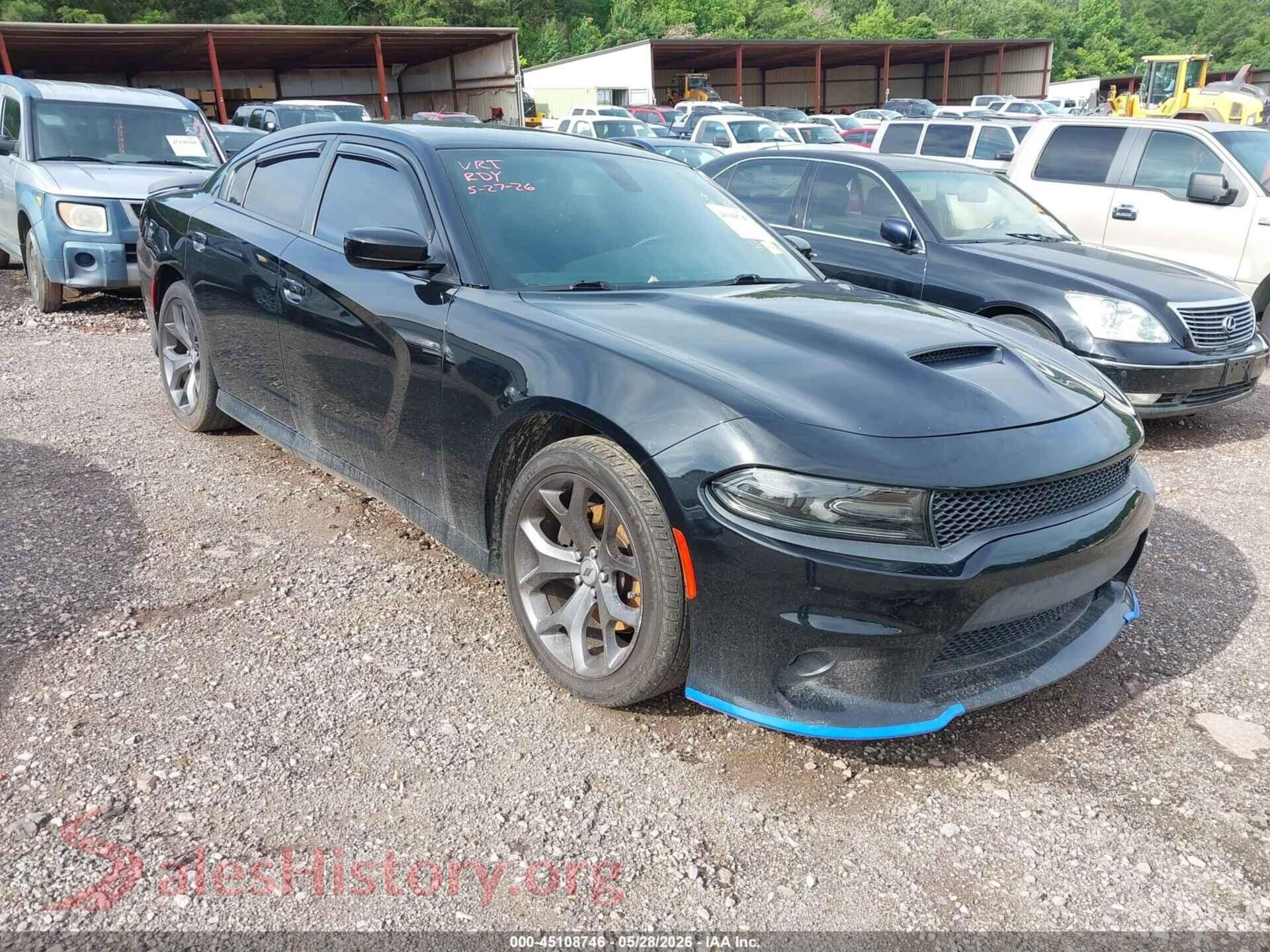 2C3CDXHG2KH630598 2019 DODGE CHARGER