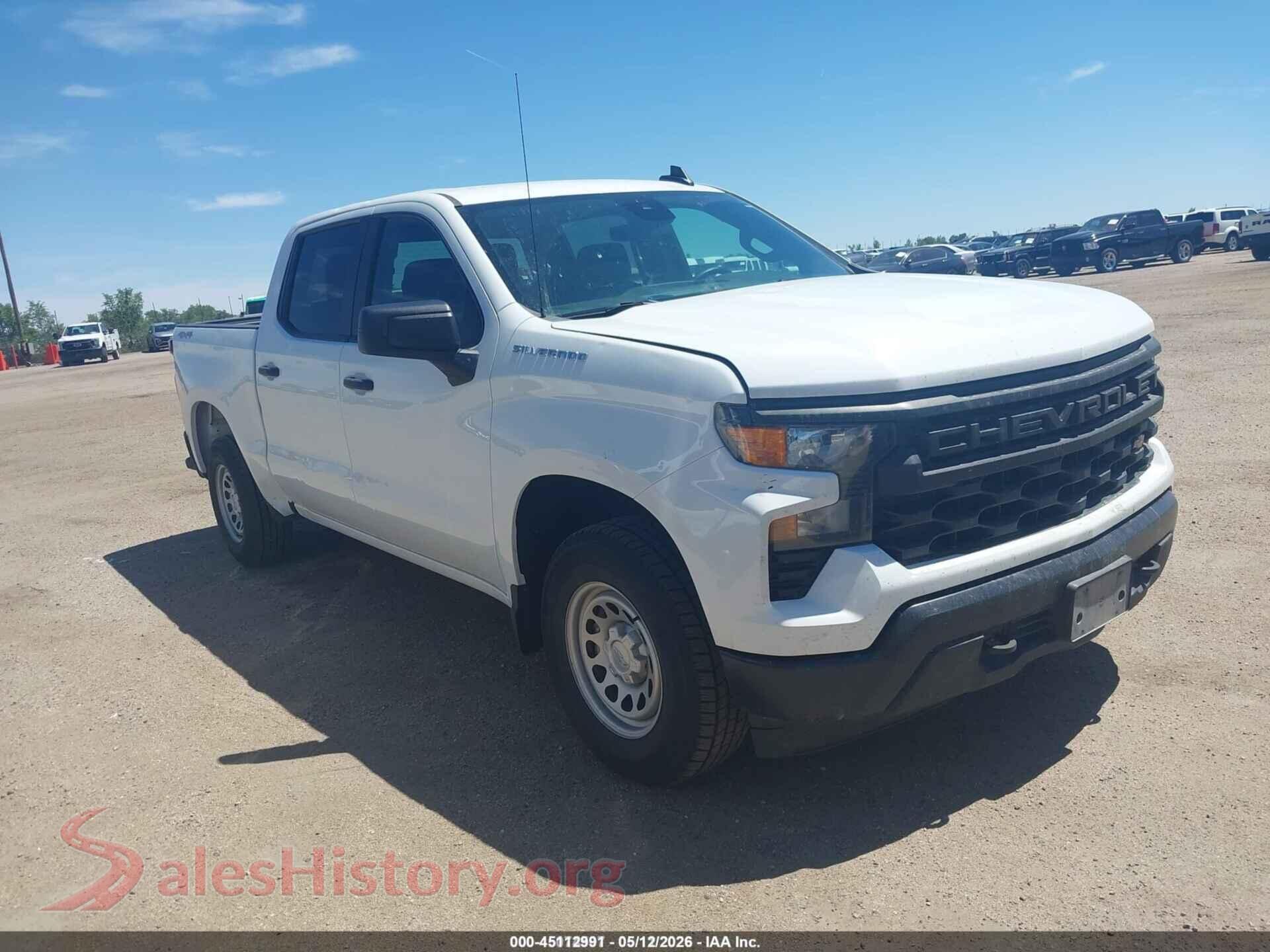 2023 CHEVROLET SILVERADO 1500 VIN 1GCPDAEK9PZ224764, auction photo