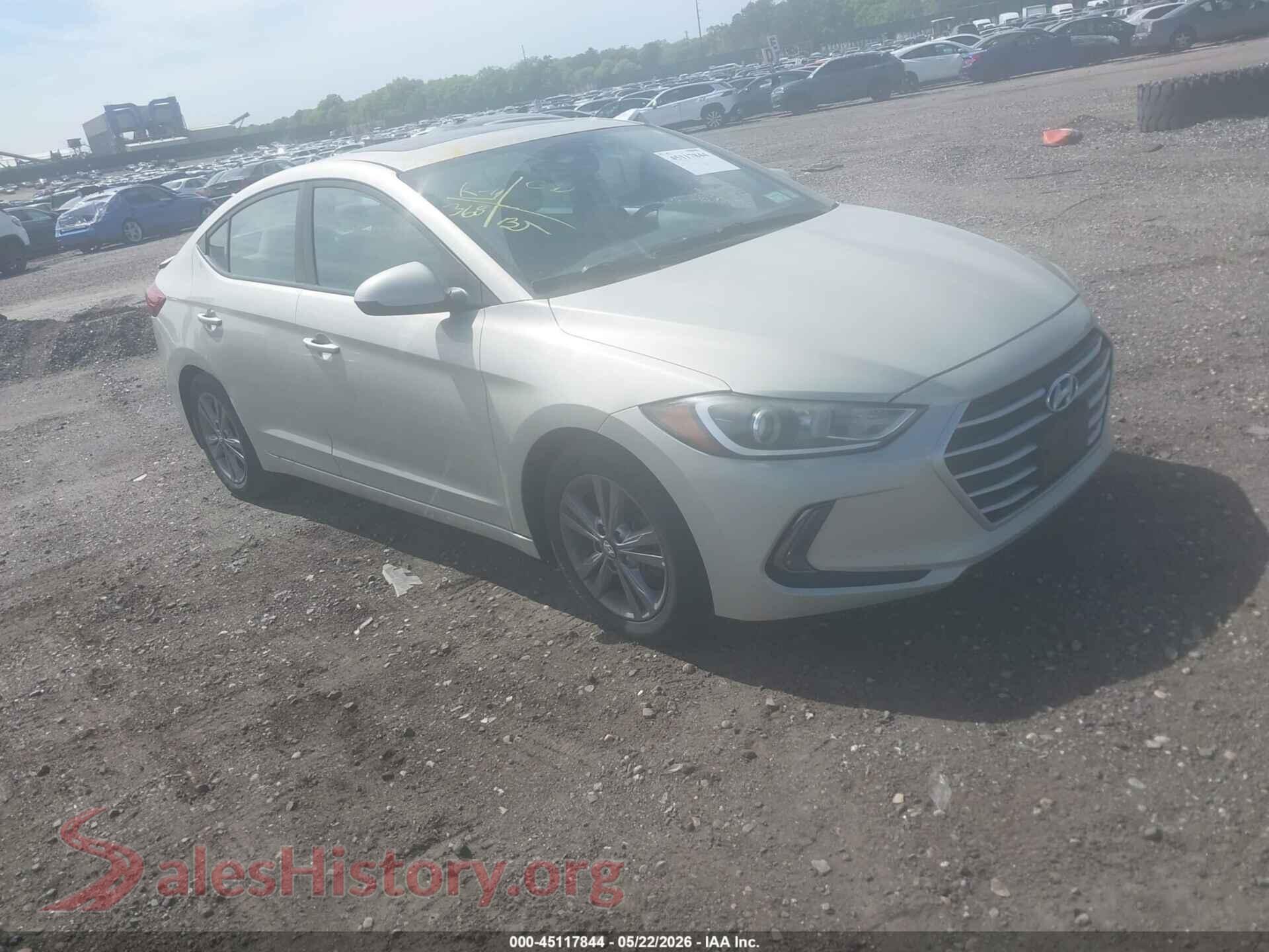 5NPD84LF5HH120621 2017 HYUNDAI ELANTRA