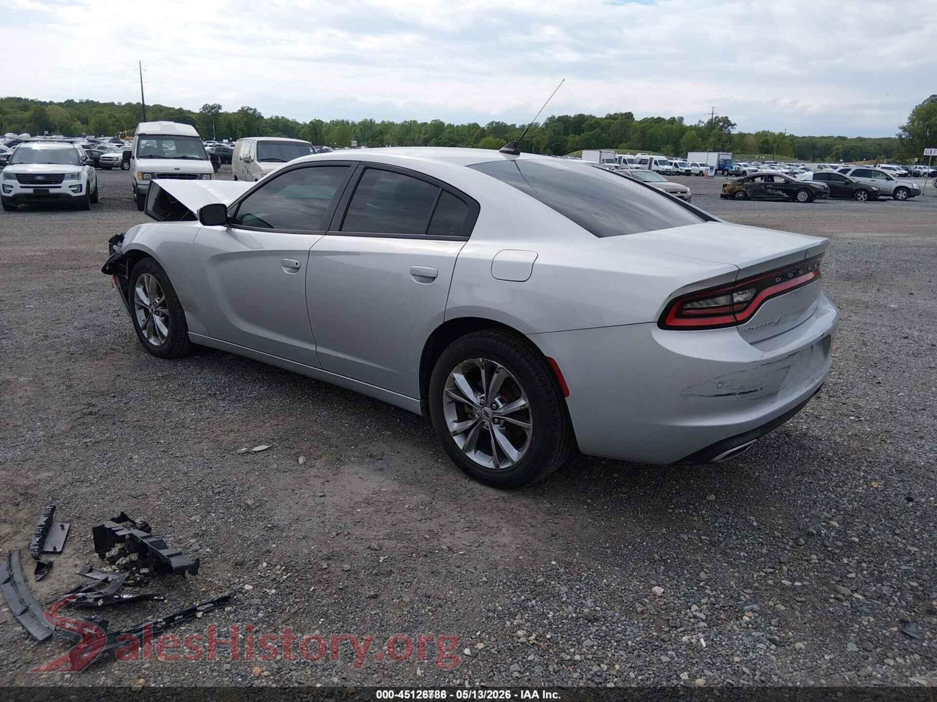 2021 DODGE CHARGER VIN 2C3CDXJG4MH549132, driver side view