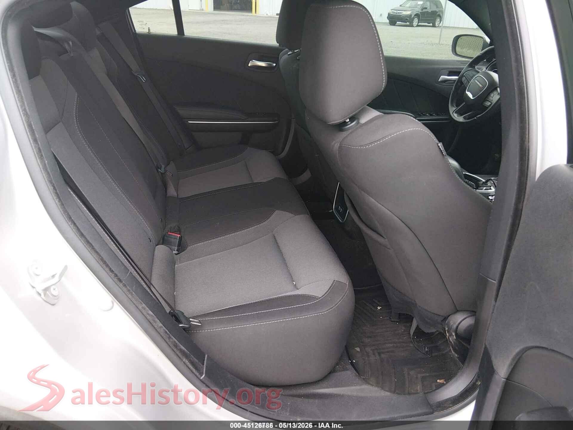 2021 DODGE CHARGER VIN 2C3CDXJG4MH549132, front passenger side