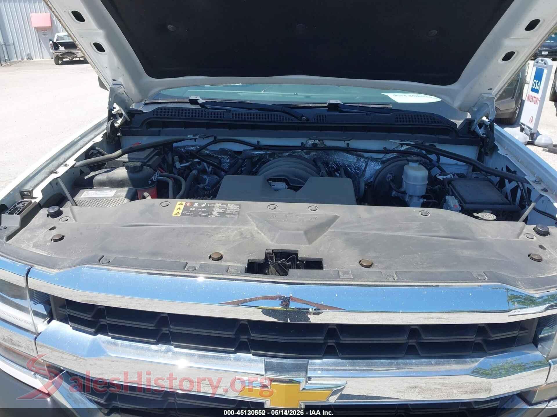 2017 CHEVROLET SILVERADO 1500 VIN 1GCNCNEH8HZ320182, interior dashboard