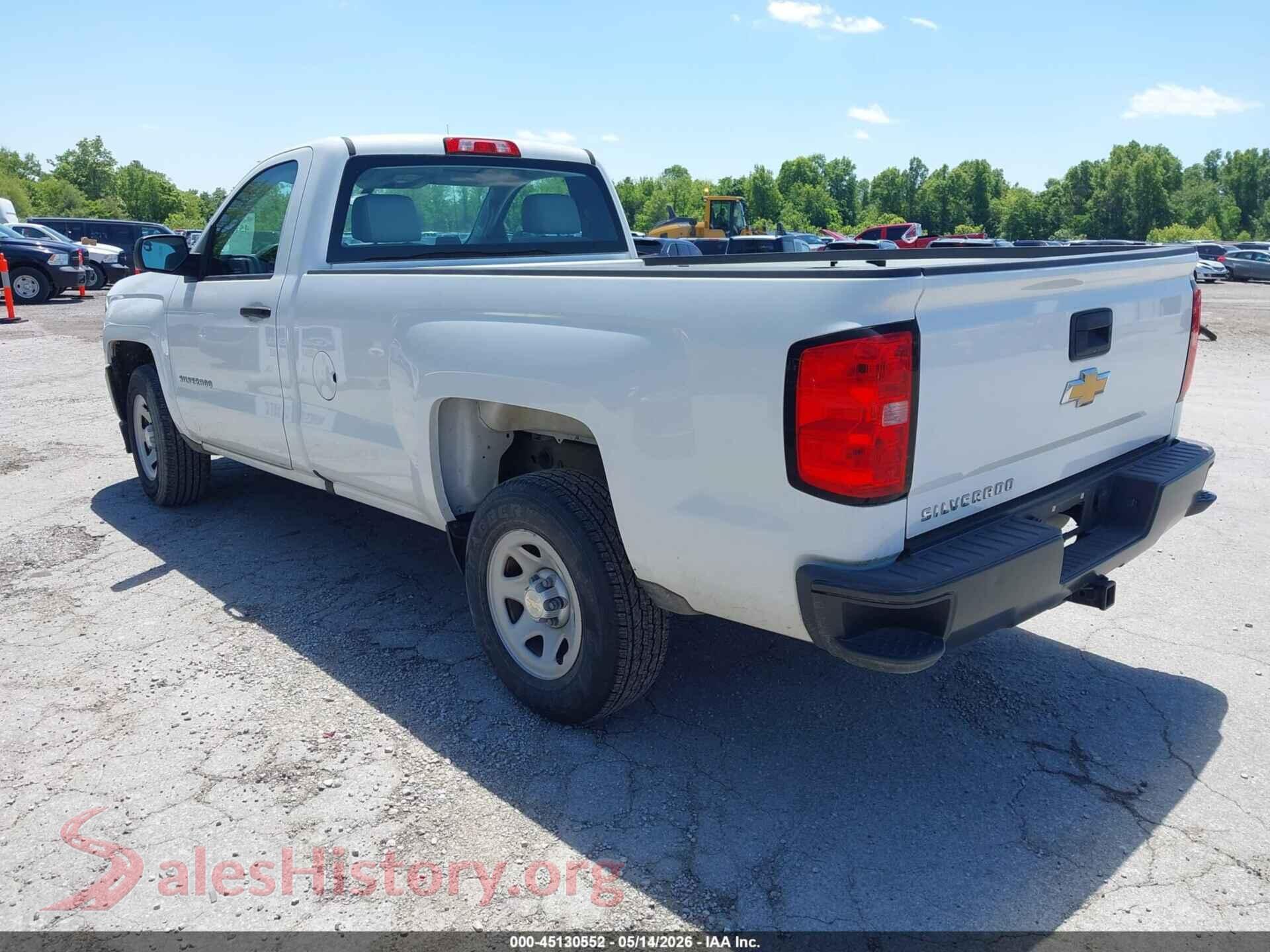 2017 CHEVROLET SILVERADO 1500 VIN 1GCNCNEH8HZ320182, driver side view