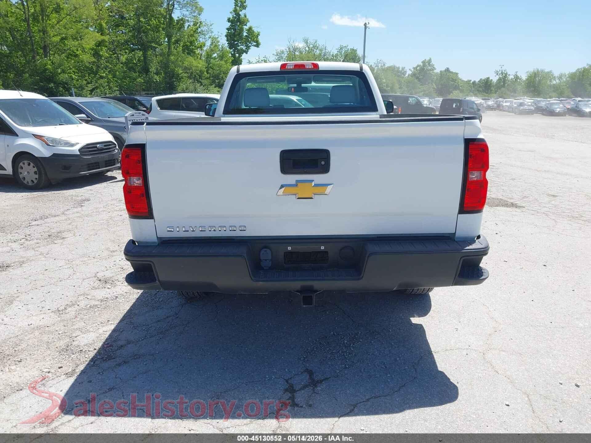 2017 CHEVROLET SILVERADO 1500 VIN 1GCNCNEH8HZ320182, auction photo 16