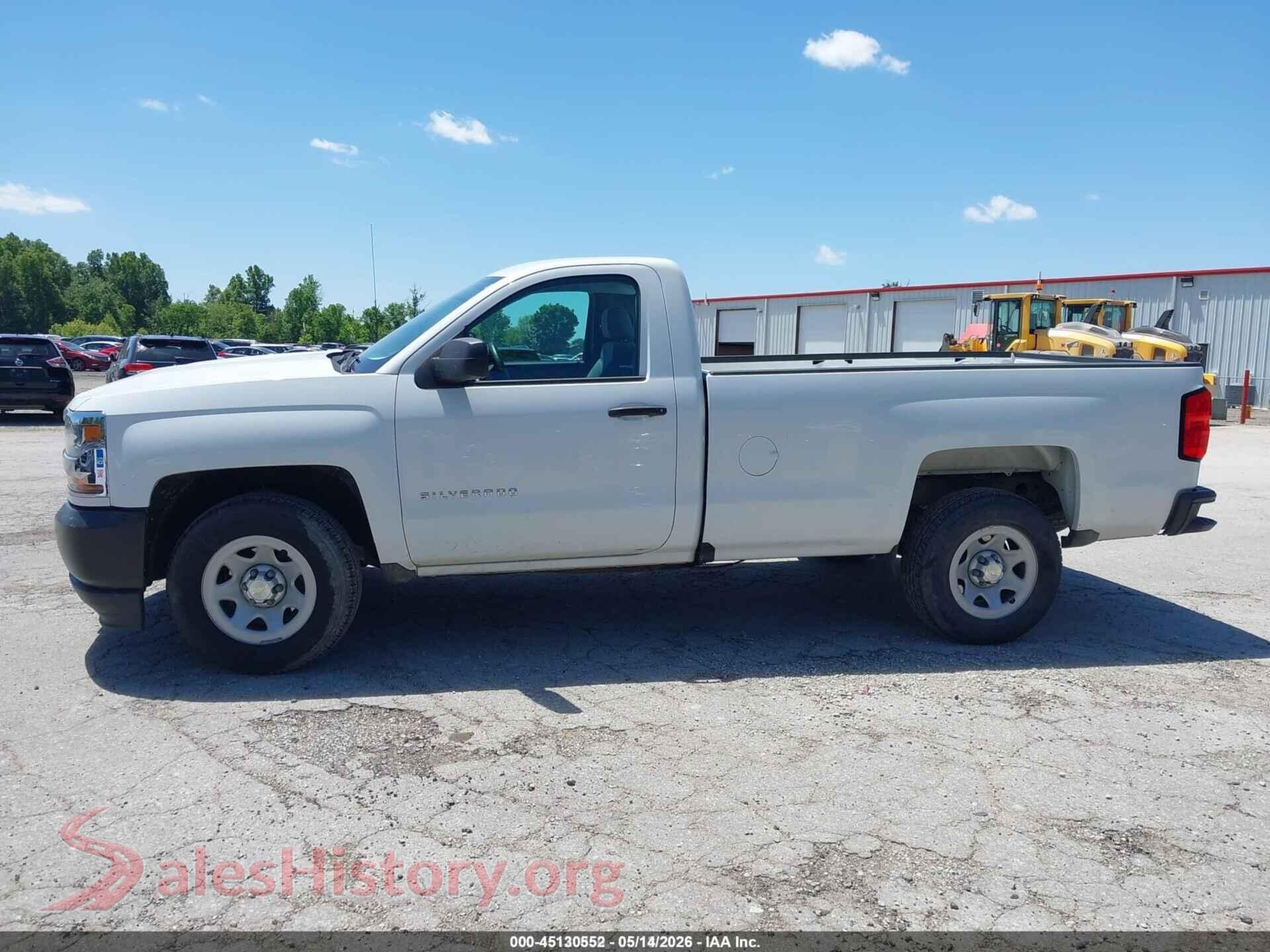 2017 CHEVROLET SILVERADO 1500 VIN 1GCNCNEH8HZ320182, auction photo 14