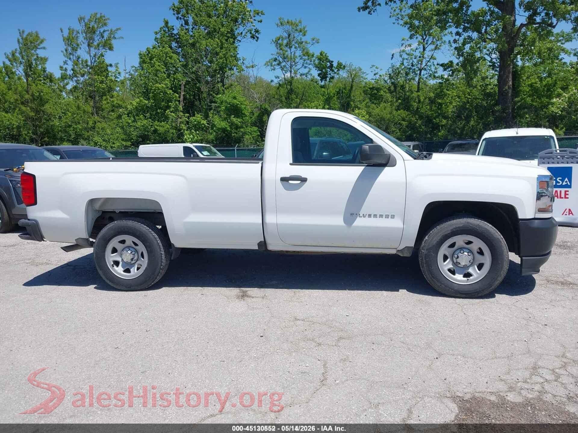 2017 CHEVROLET SILVERADO 1500 VIN 1GCNCNEH8HZ320182, auction photo 13