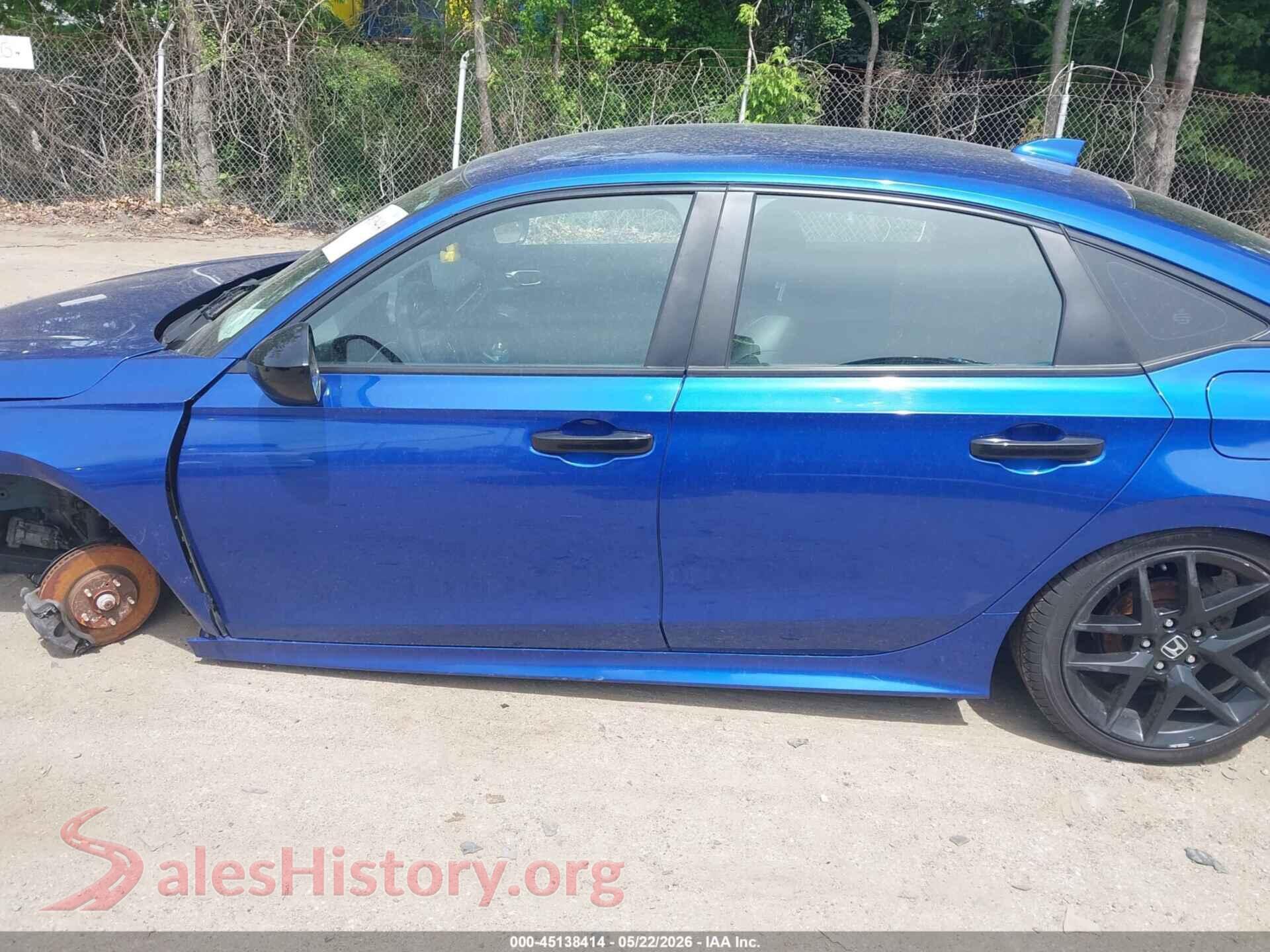 2022 HONDA CIVIC VIN 2HGFE2F59NH557956, auction photo 15