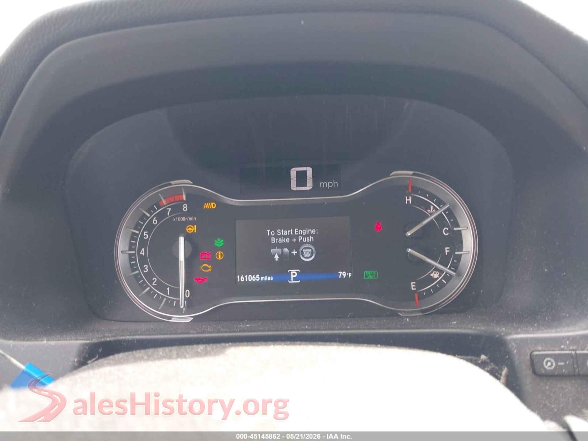2017 HONDA PILOT VIN 5FNYF6H38HB050550, passenger side view