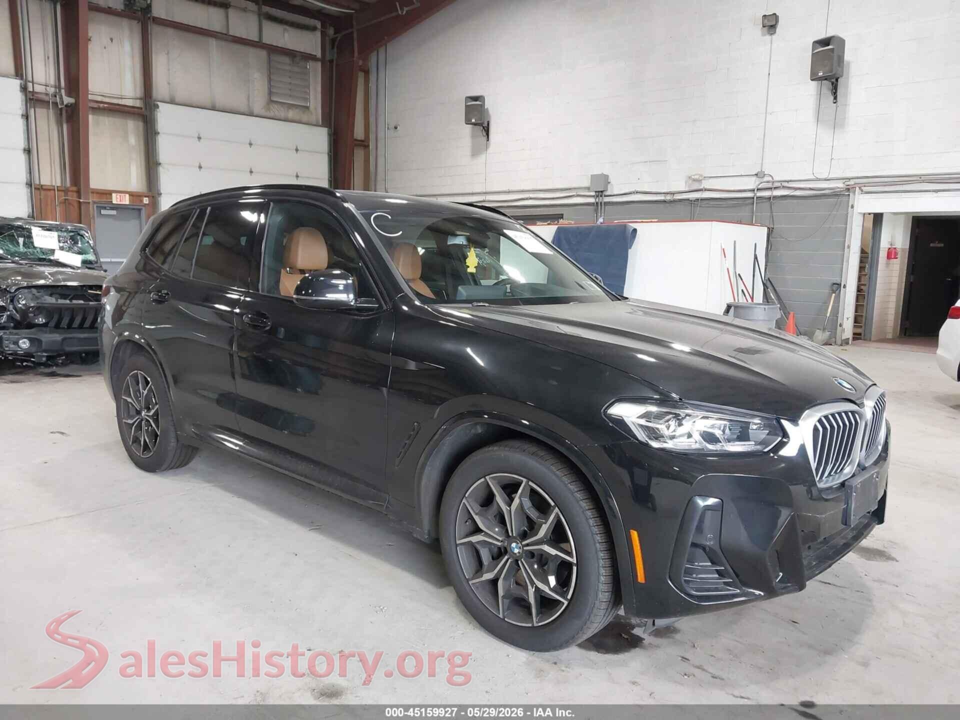 WBX57DP04NN167621 2022 BMW X3