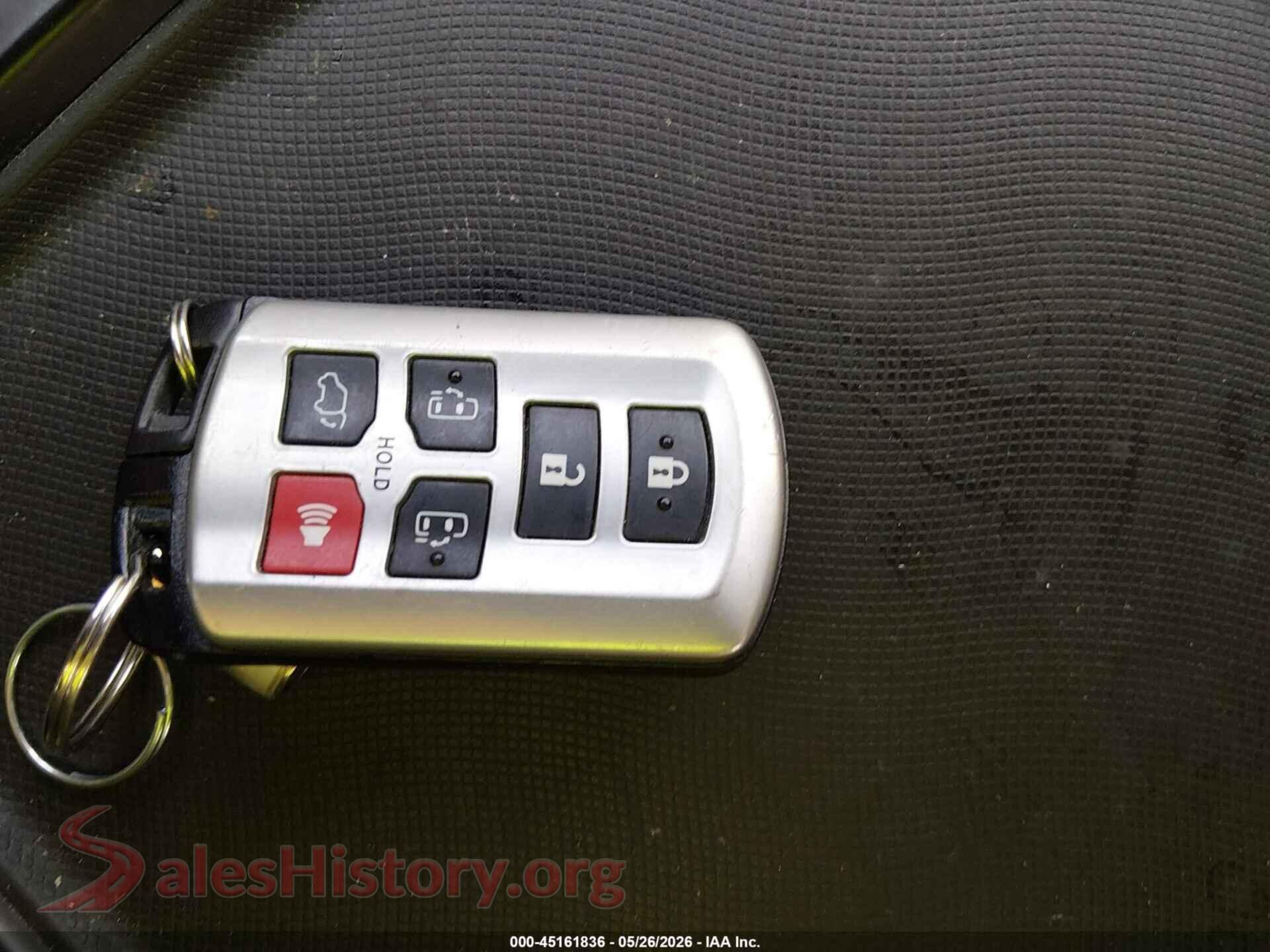 2016 TOYOTA SIENNA VIN 5TDYK3DC1GS742689, odometer mileage