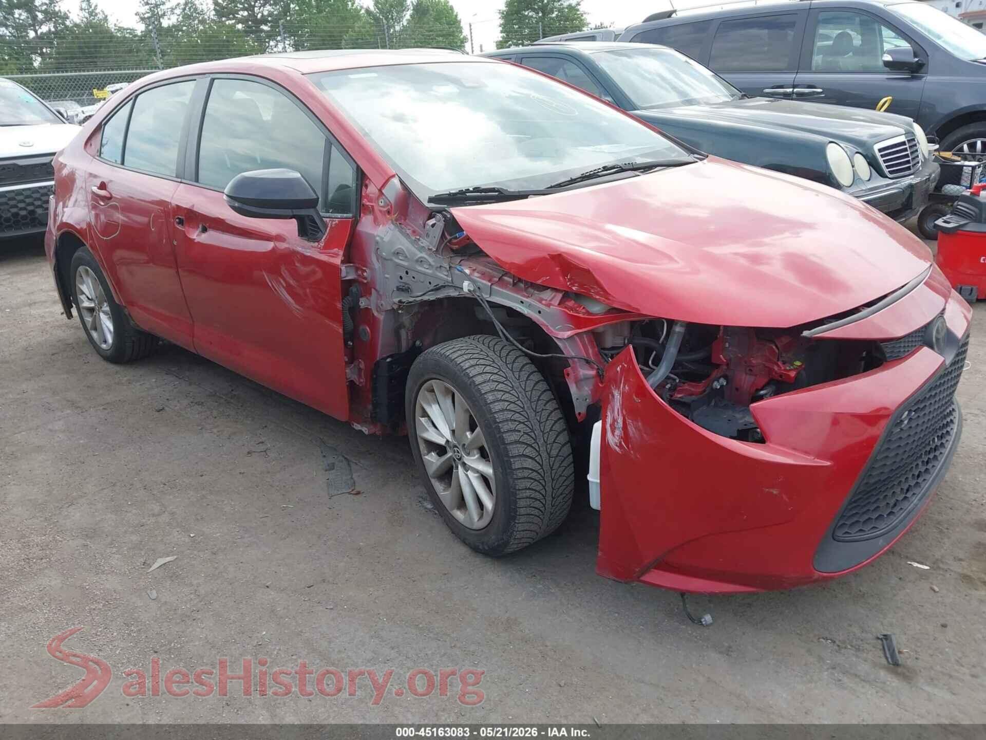 JTDHPRAE6LJ016389 2020 TOYOTA COROLLA