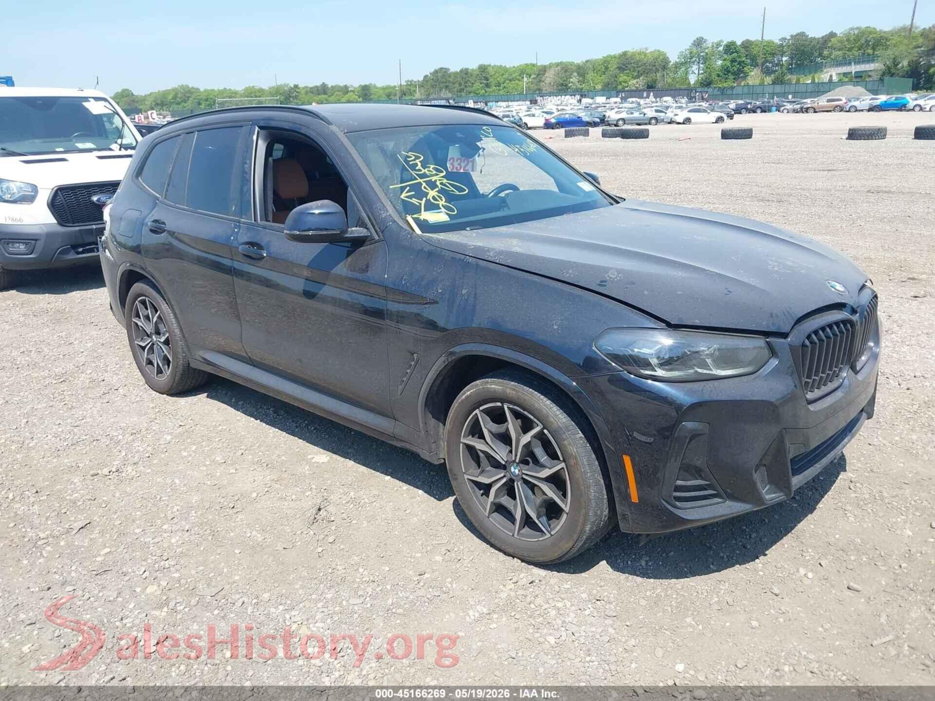 5UX53DP01N9M86877 2022 BMW X3