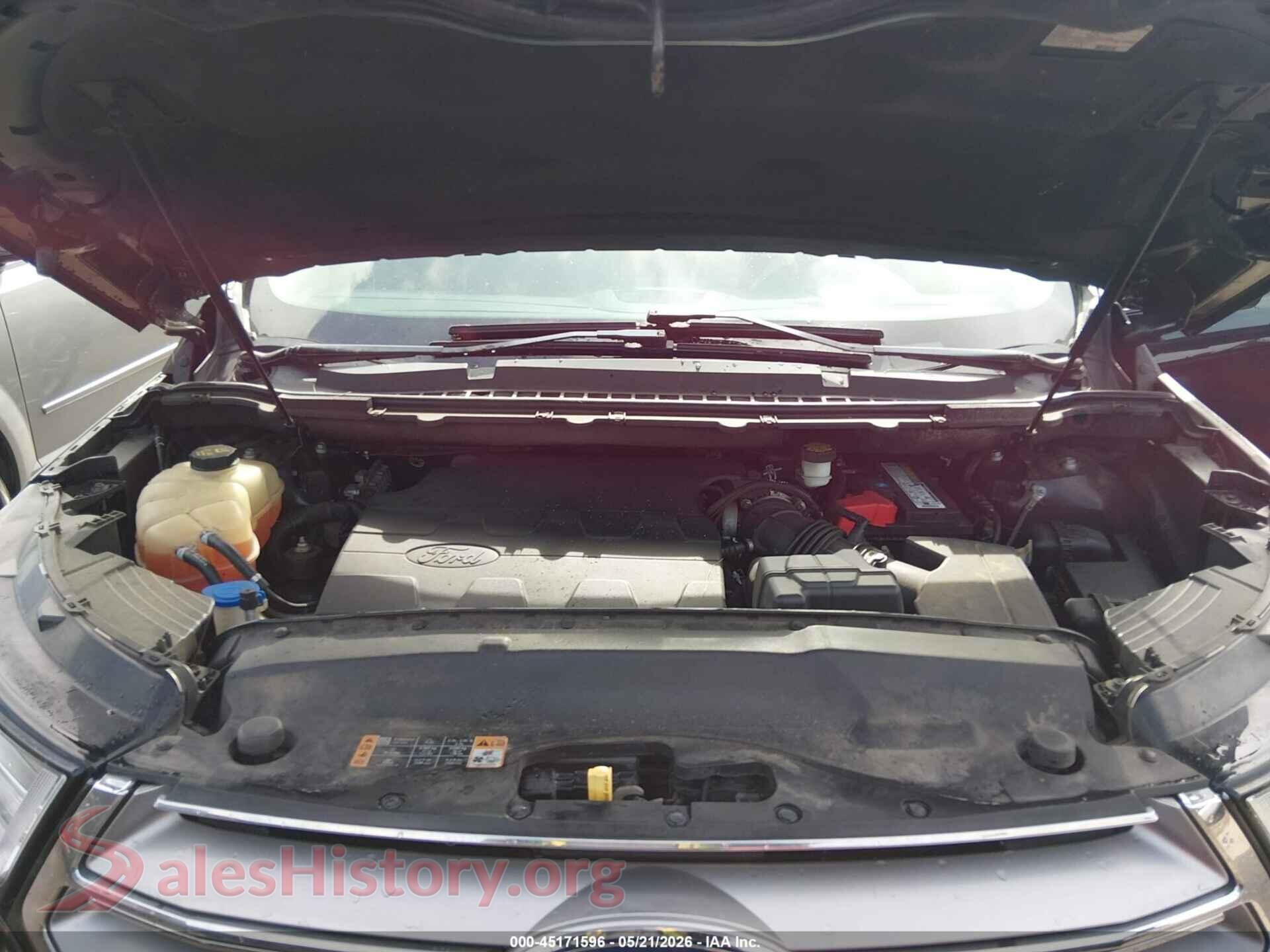 2018 FORD EDGE VIN 2FMPK3K8XJBB87188, interior dashboard