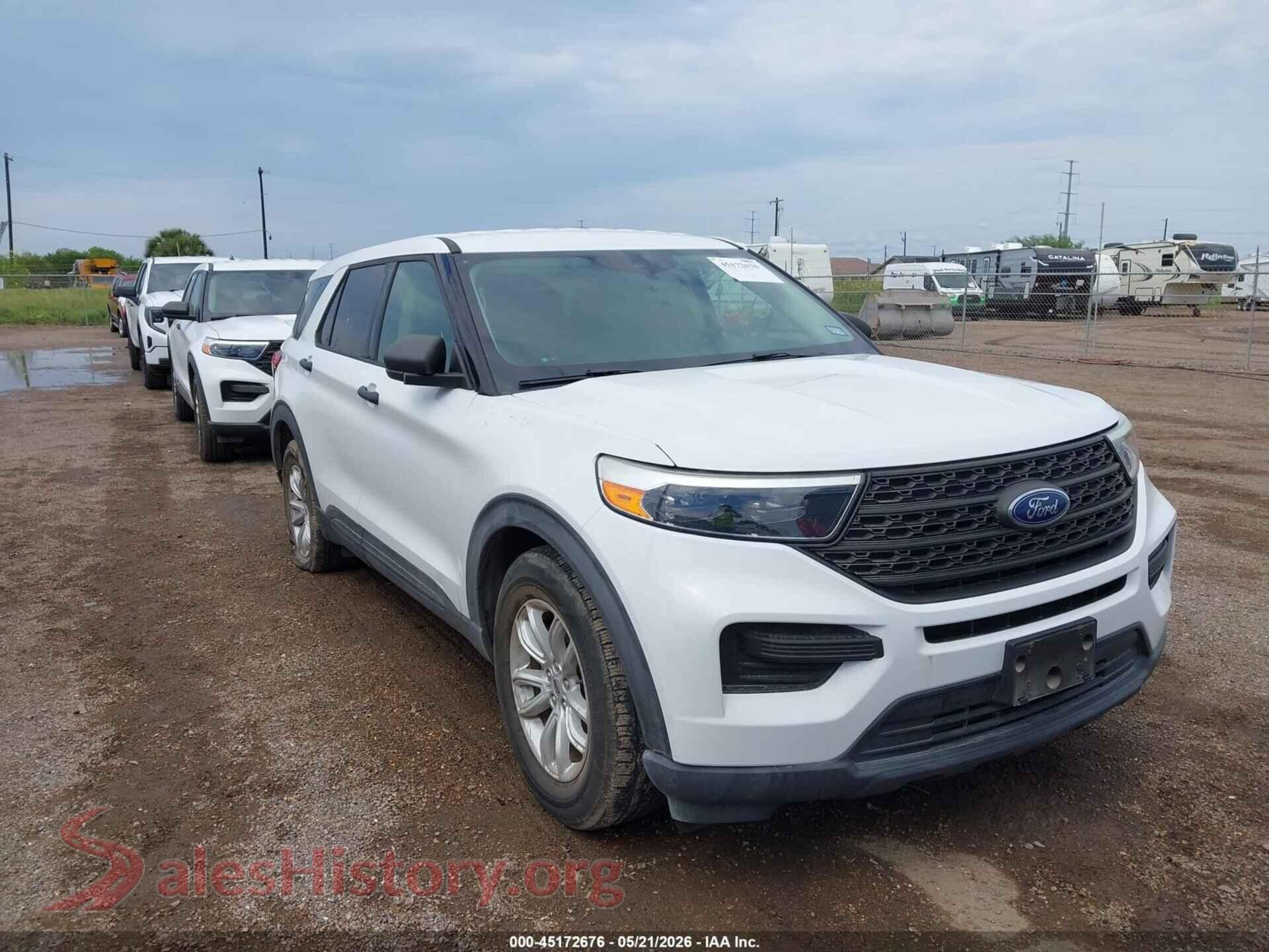 2020 FORD EXPLORER VIN 1FMSK7BH3LGC00716, rear passenger side
