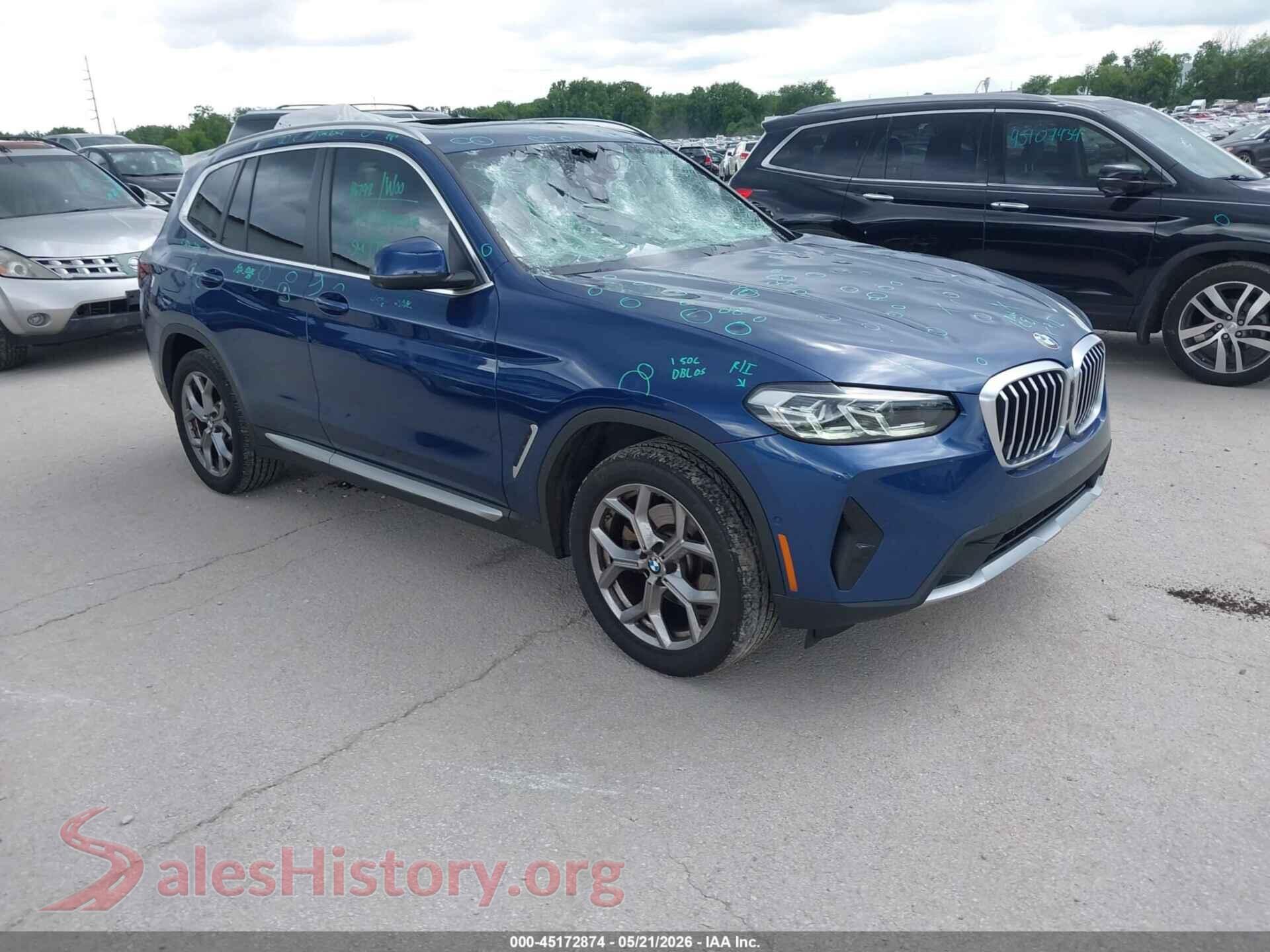 5UX53DP01R9V84281 2024 BMW X3
