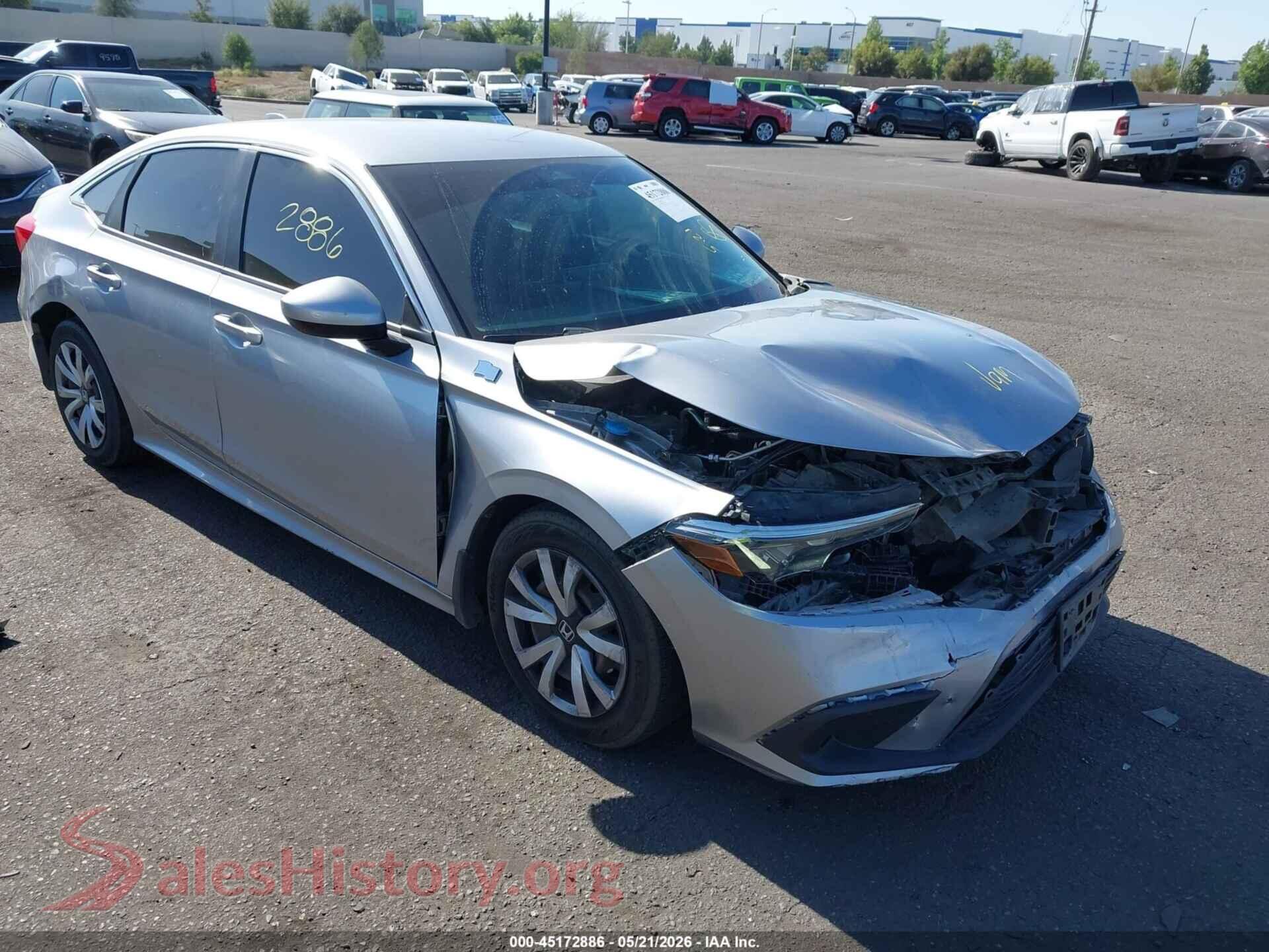 2HGFE2F26NH545480 2022 HONDA CIVIC