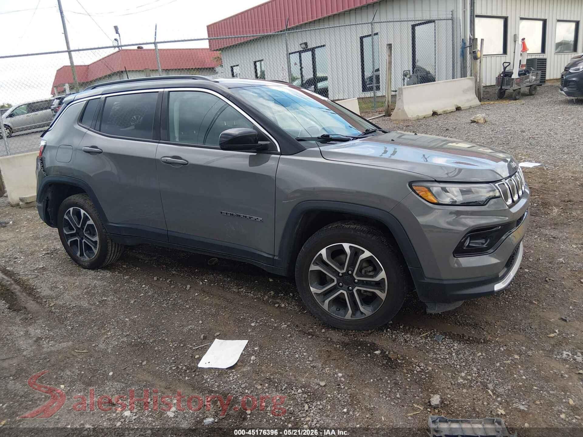 3C4NJDCB0NT204637 2022 JEEP COMPASS