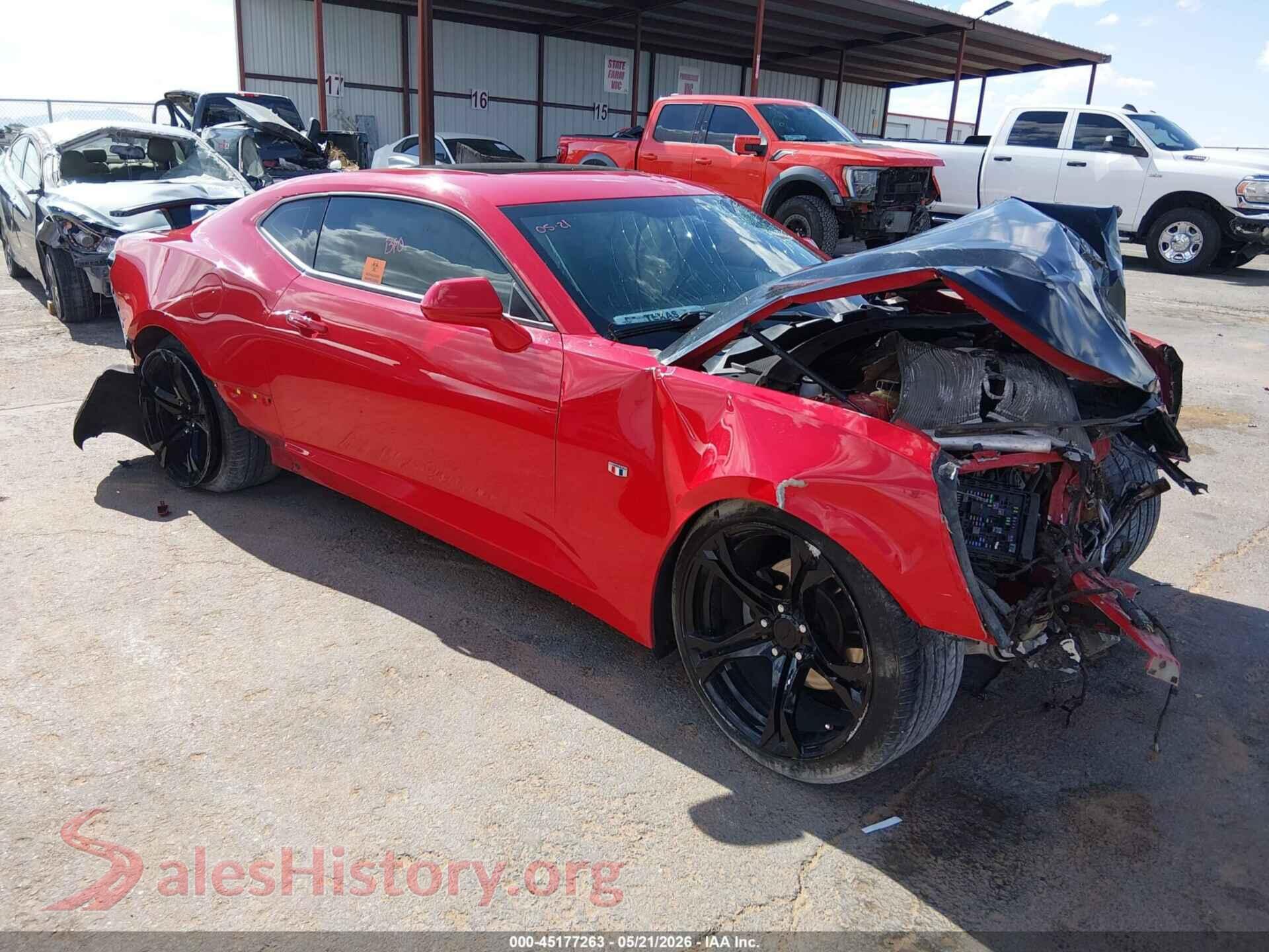 2022 CHEVROLET CAMARO VIN 1G1FB1RX8N0113253, auction photo