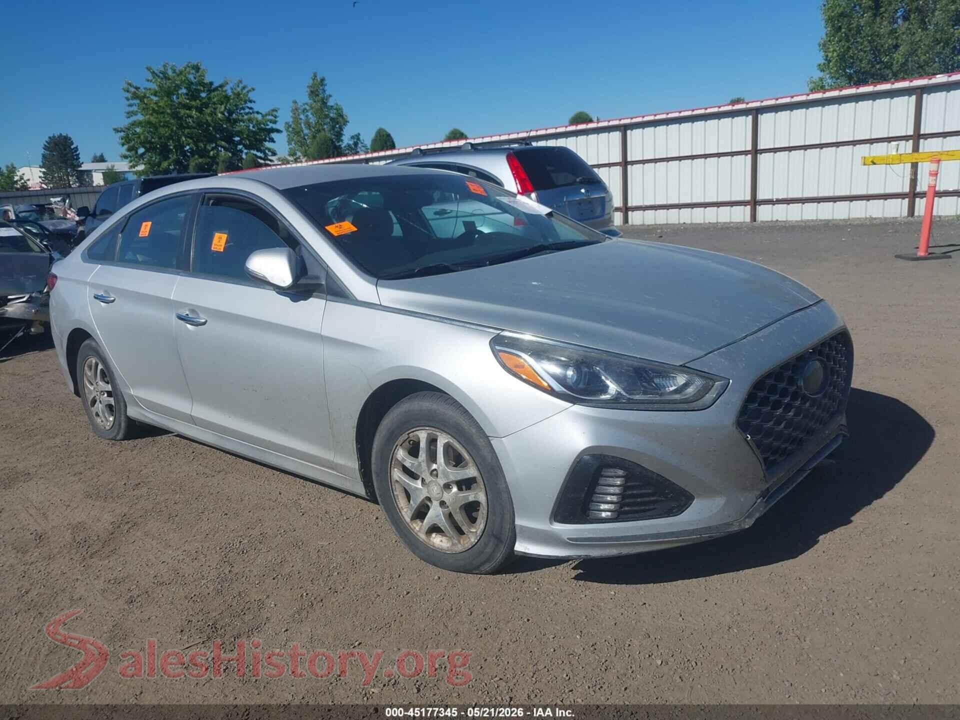 2019 HYUNDAI SONATA VIN 5NPE34AF7KH778213, auction photo