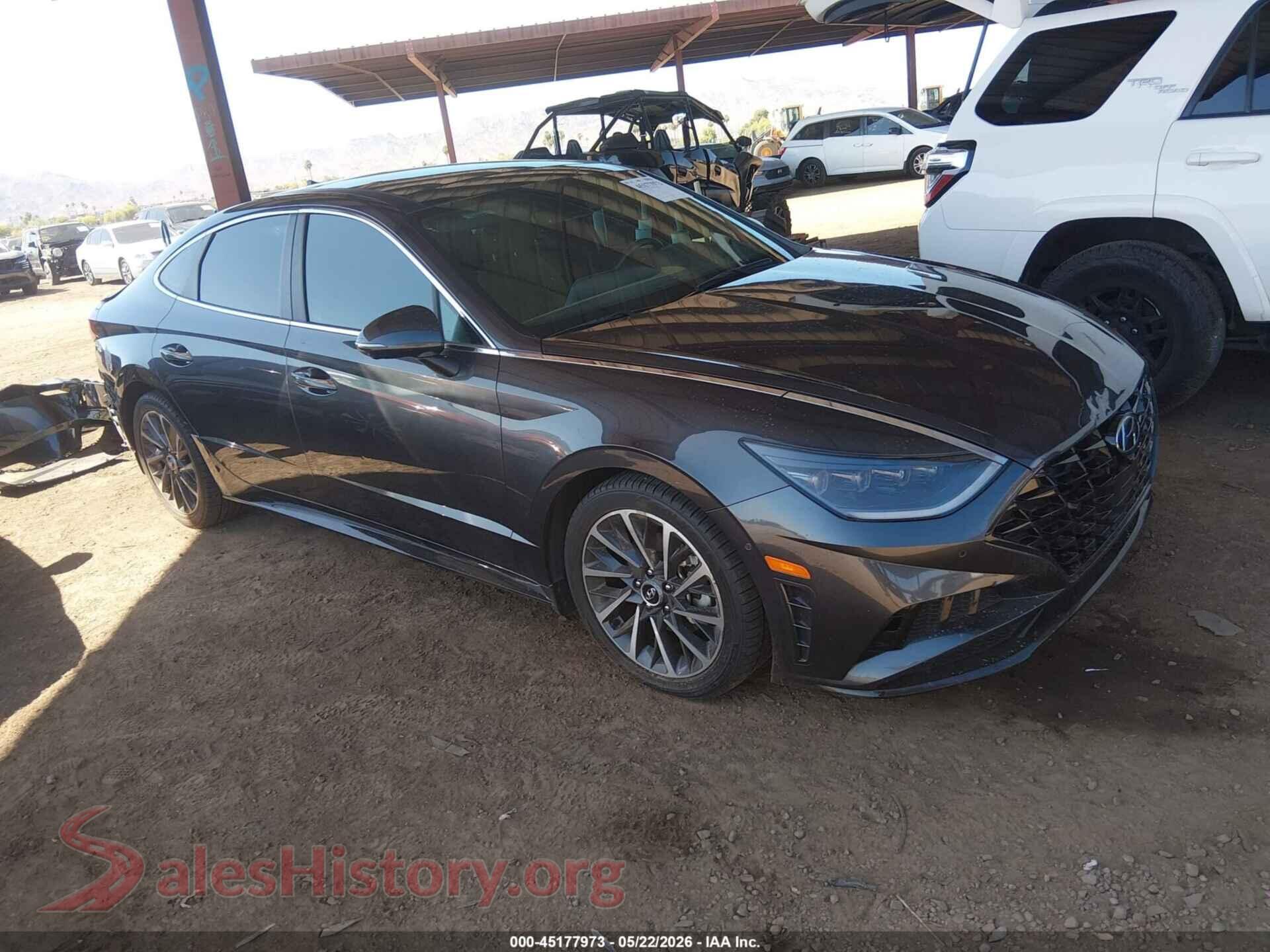 2021 HYUNDAI SONATA VIN 5NPEH4J23MH121278, auction photo