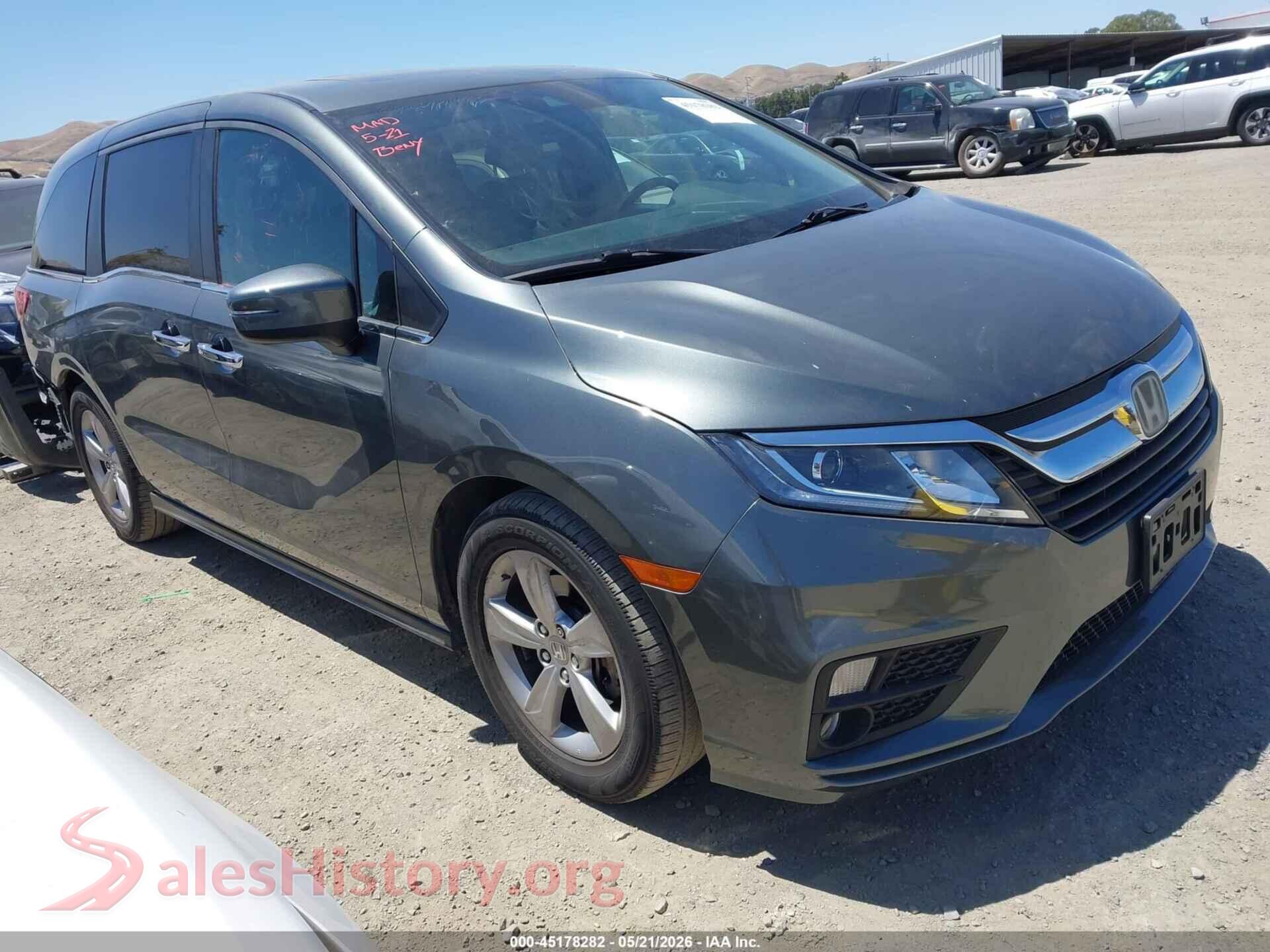 5FNRL6H72KB035422 2019 HONDA ODYSSEY